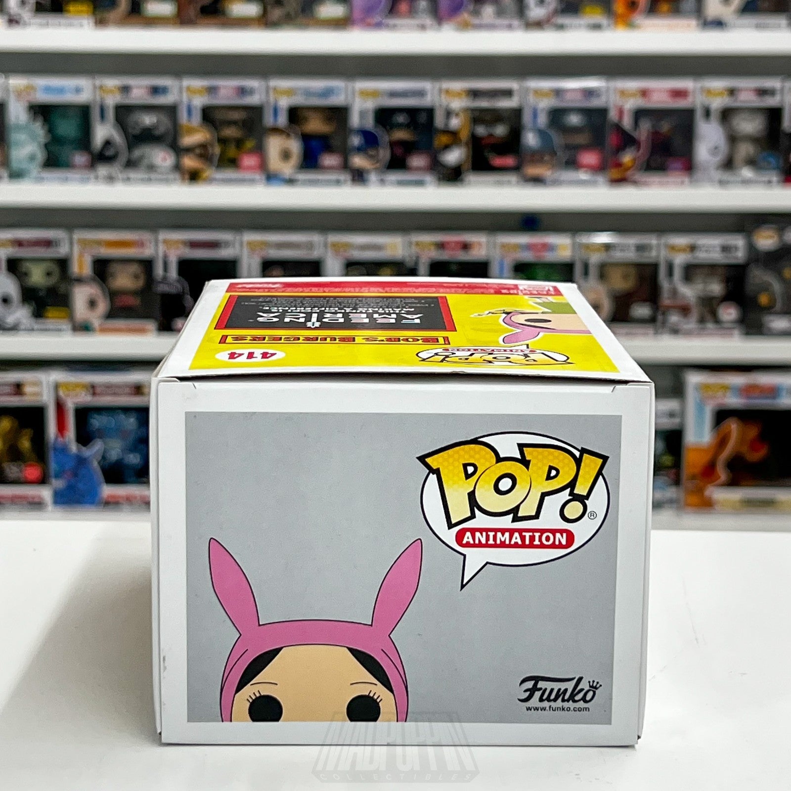 Funko Pop Animation Bobs Burgers Louise Belcher Ketchup Mustard BoxLunch 414 Toy6