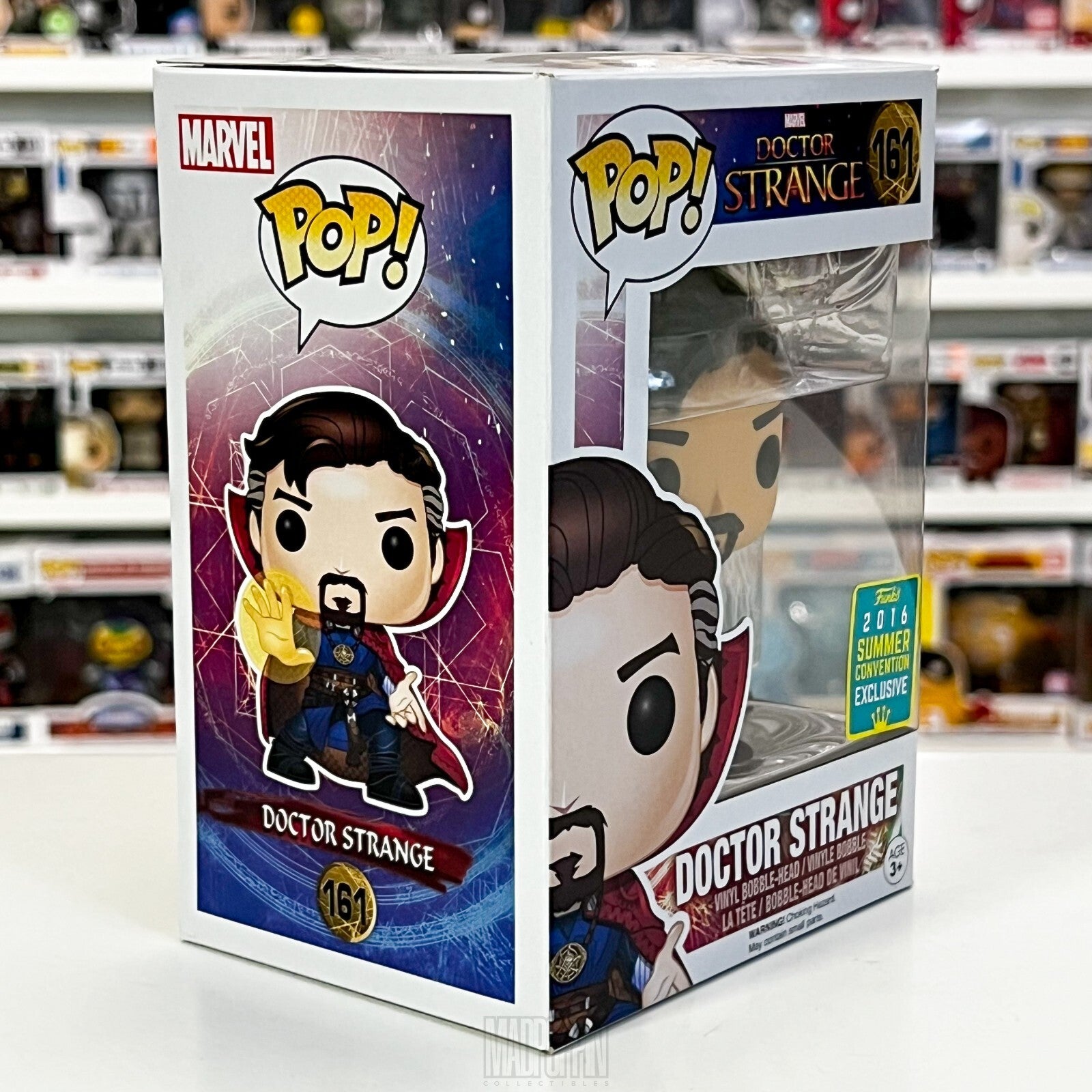 Funko Pop Marvel Doctor Strange w/Rune Sorcerer Supreme Summer Con SDCC 161