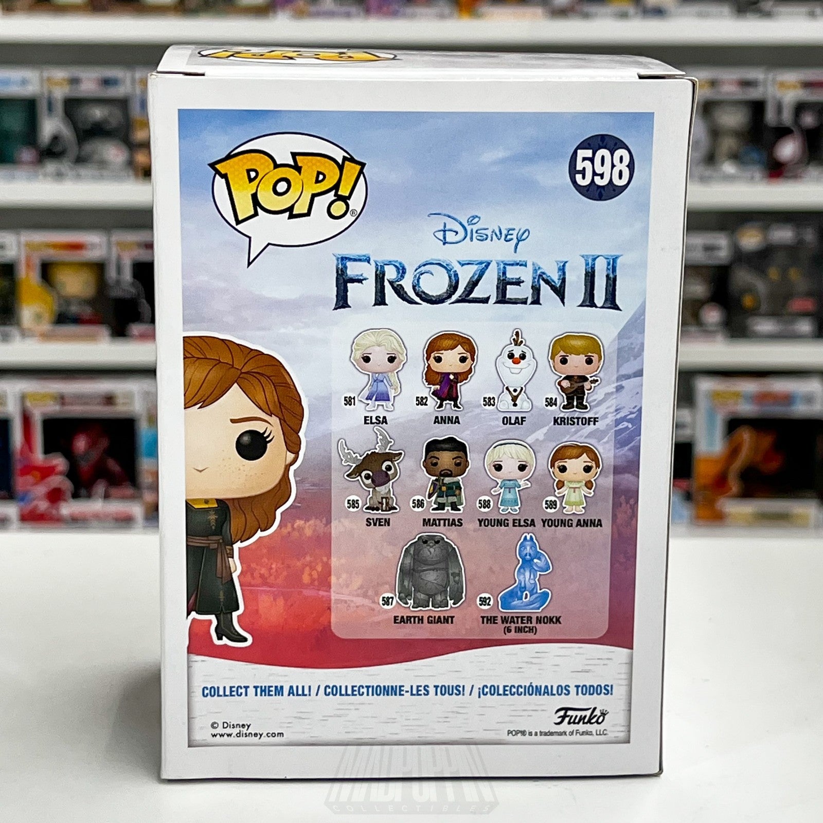 Funko Pop Disney Frozen 2 Anna of Arendelle Travel Gear 598 Princess Toy Figure3