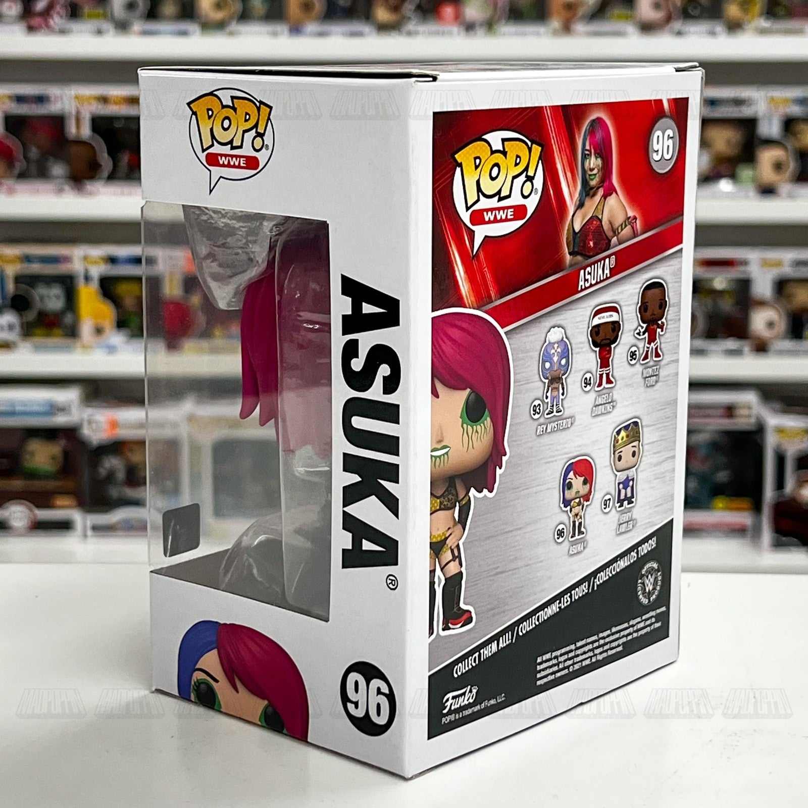 Funko Pop WWE Asuka #96 Vinyl Figure 2021 Wrestling Collectible MIB New Boxed