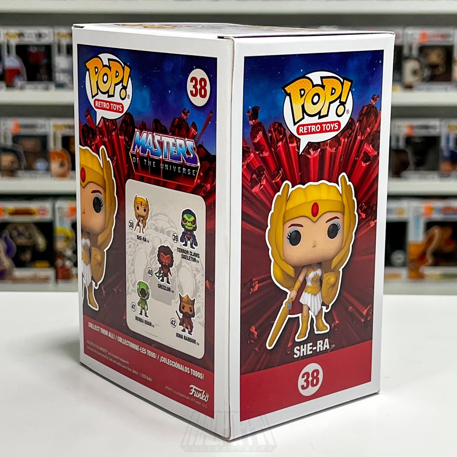 Funko POP Retro Toys Masters of the Universe She-Ra 38 Glow Specialty Series Toy