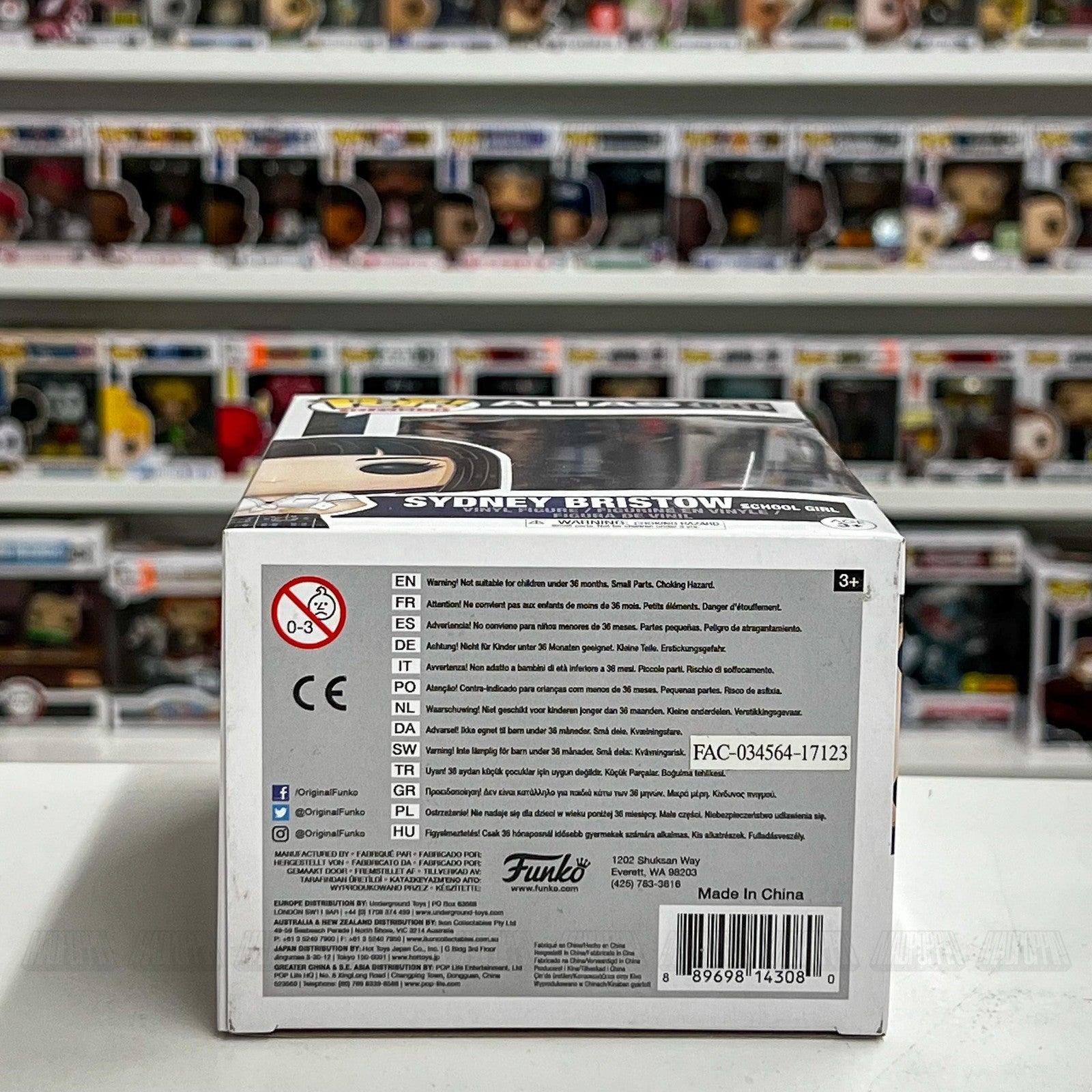 Funko Pop Alias Sydney Bristow School Girl Vinyl Figure 531 TV Collectible New