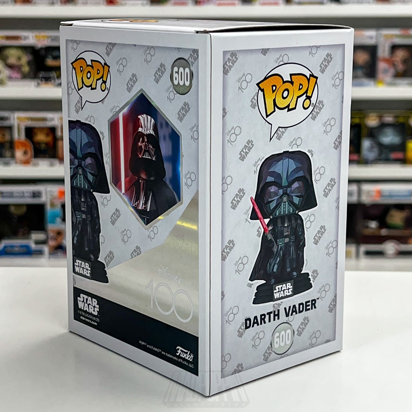 Funko Pop Star Wars Disney 100 Darth Vader Facet 600 Exclusive Sith Vinyl Figure4