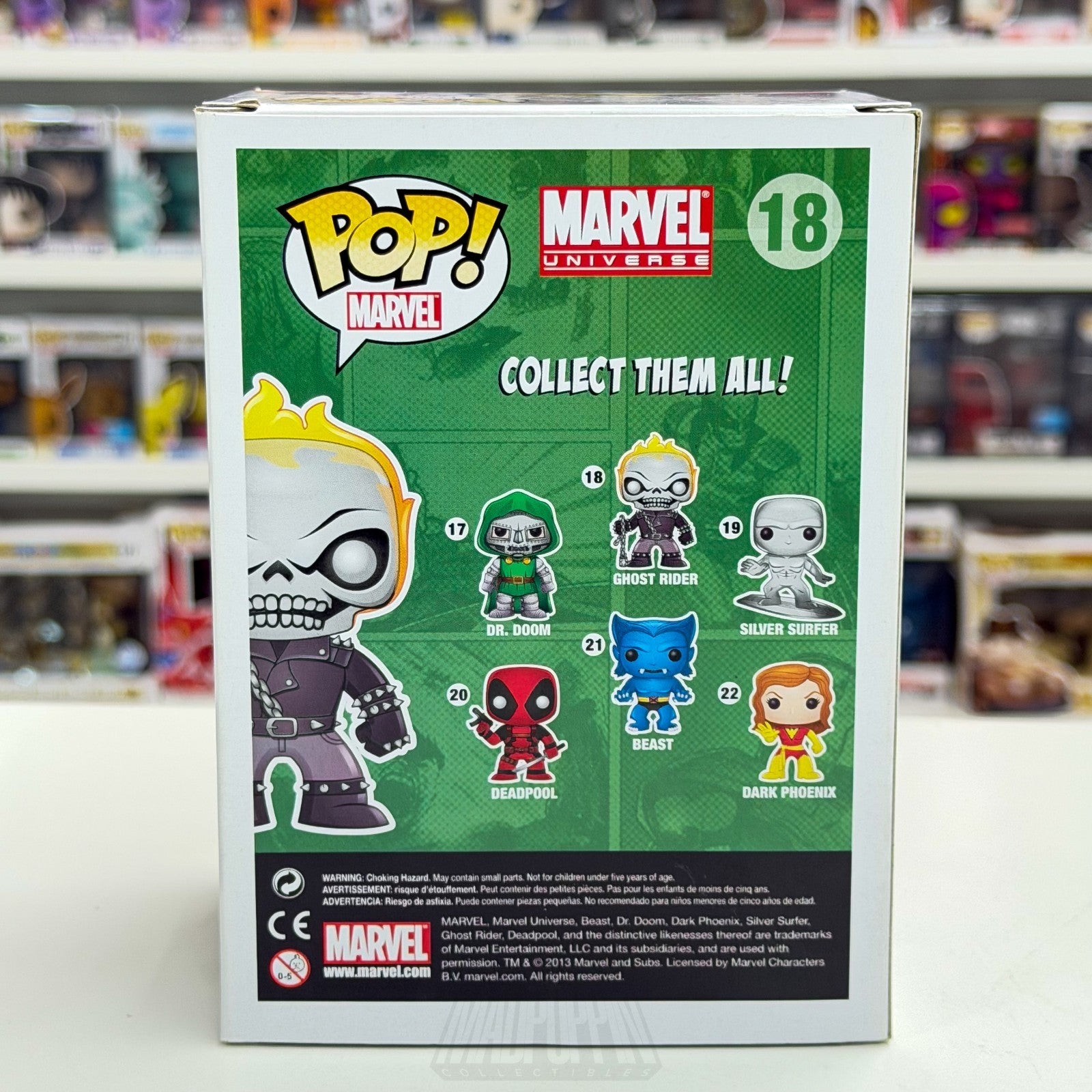 Funko Pop Marvel Universe Ghost Rider 18 Supernatural Antihero Toy Vinyl Figure3