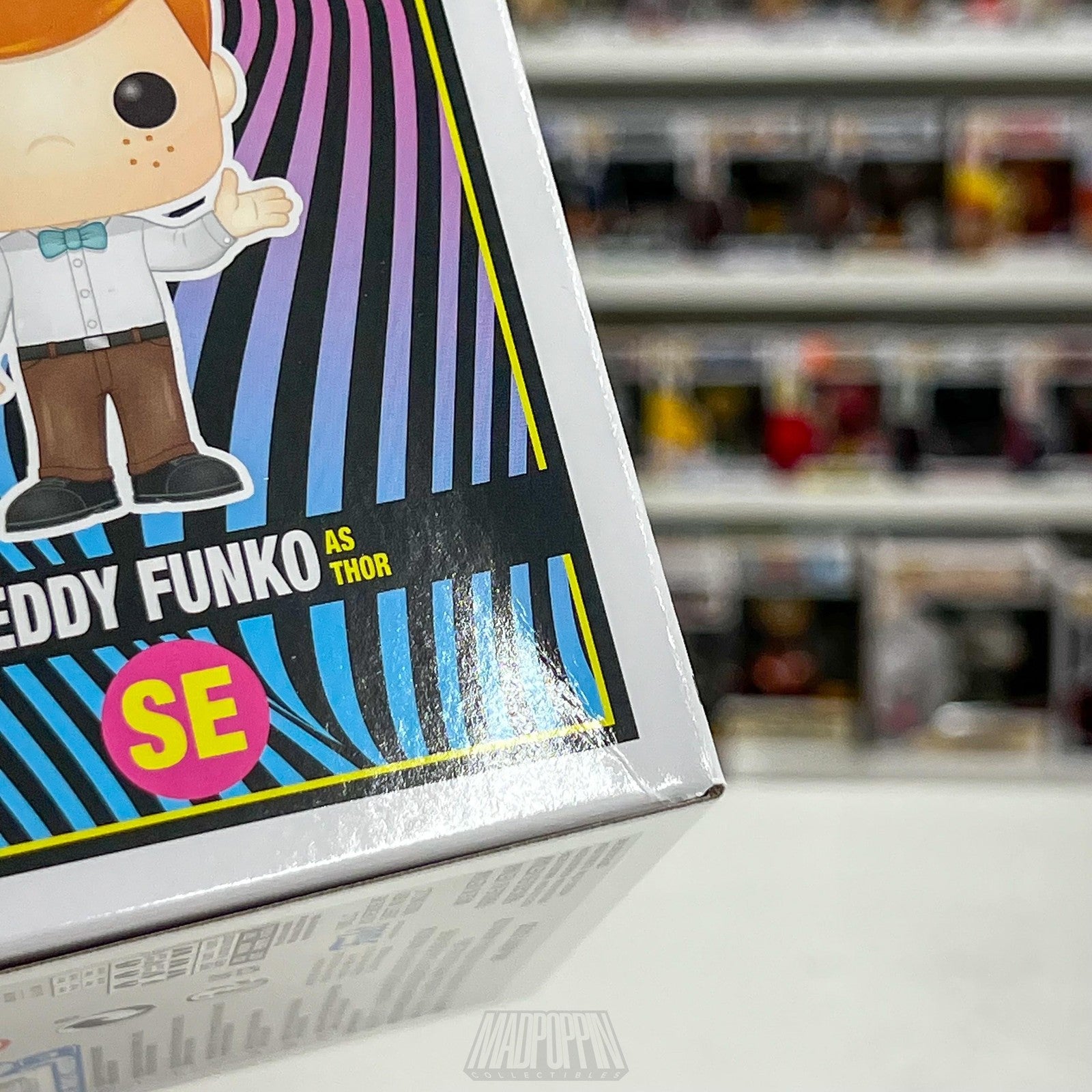 Freddy Funko as Thor Pop! Fundays 2022 Blacklight Battle SE Marvel Metallic 1000
