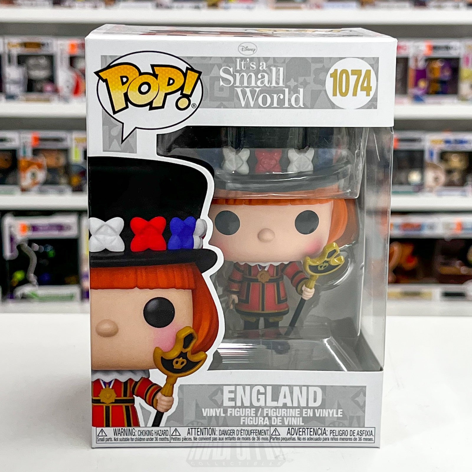 Funko Pop Disney It's A Small World England 1074 Fantasyland Ride Vinyl Figure0