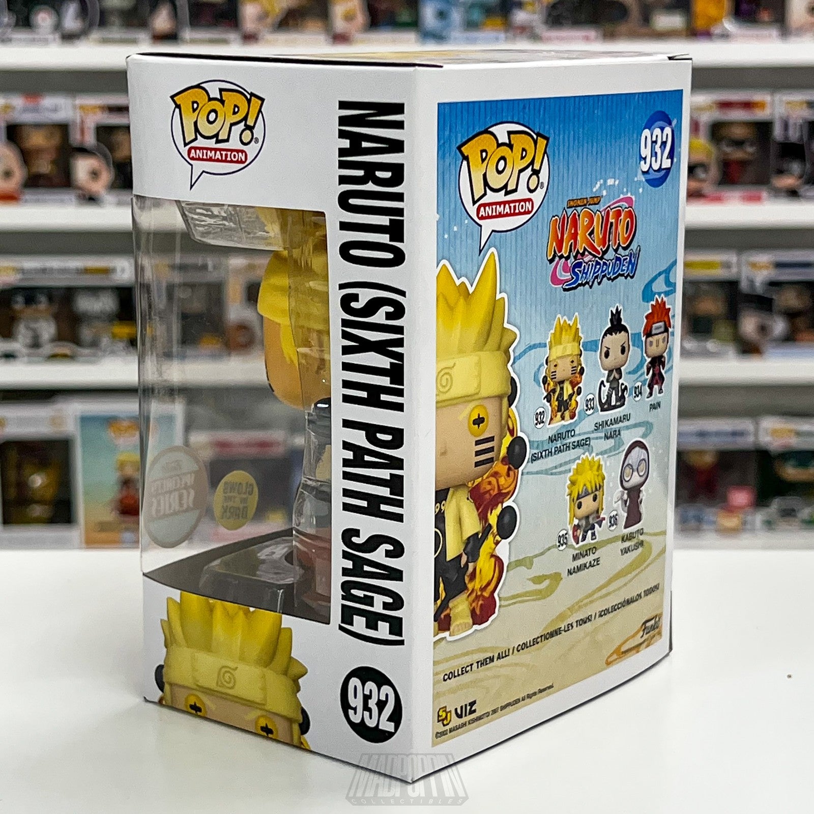 Funko Pop Naruto Shippuden 932 Sixth Path Sage Glow in Dark Specialty Series