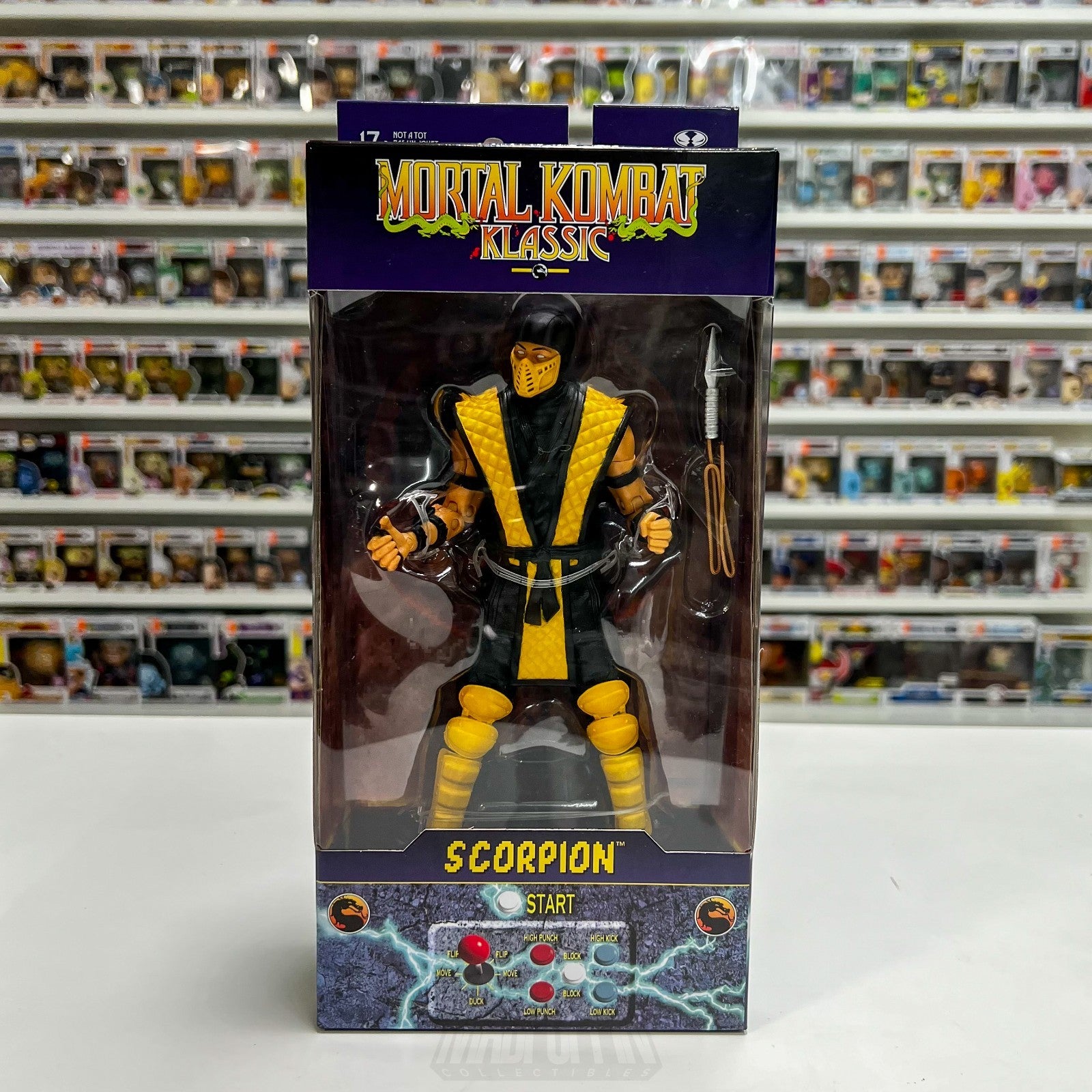 McFarlane Toys Mortal Kombat Klassic Scorpion  7 Inch Action Figure Video Game