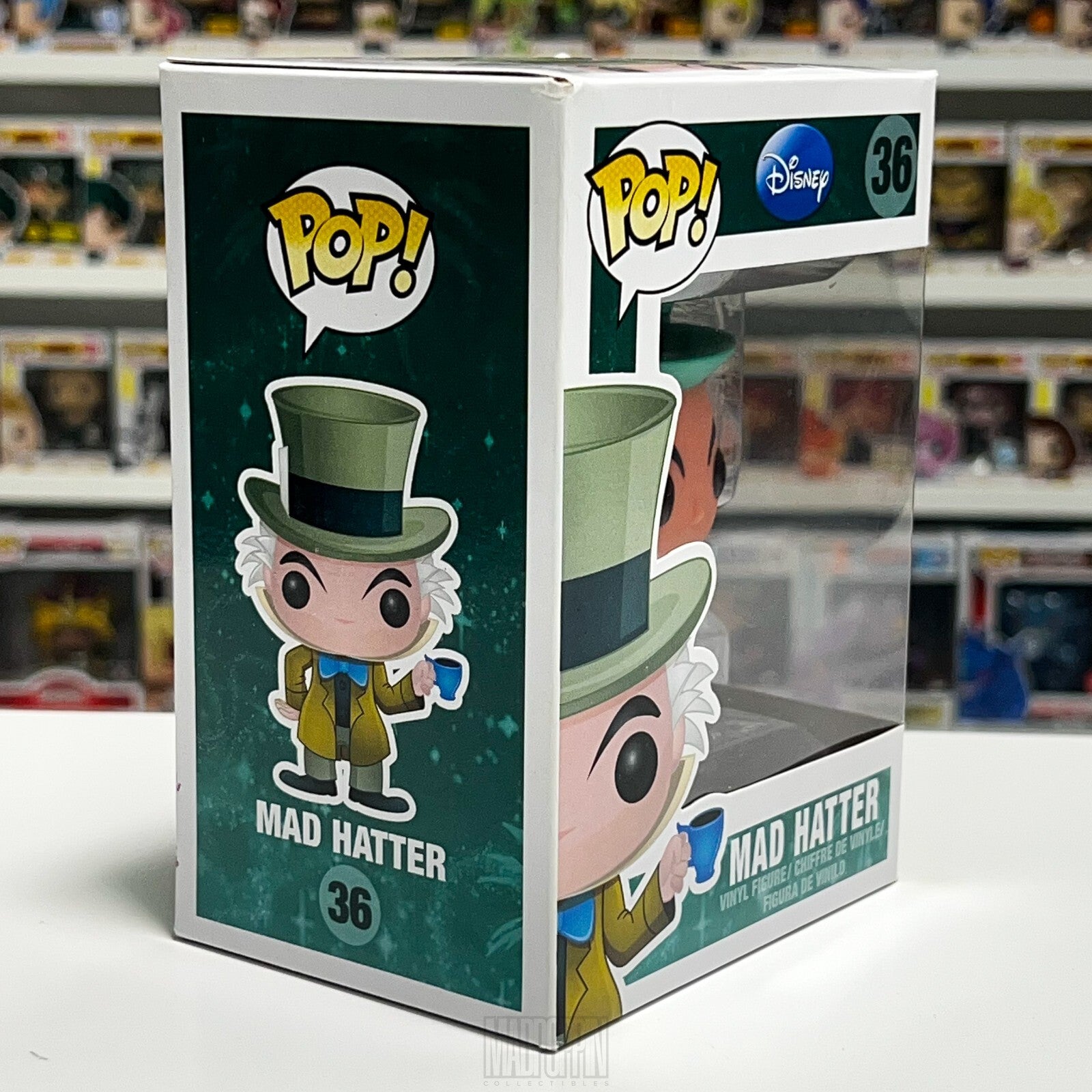 Funko Pop Disney Alice In Wonderland The Mad Hatter with Tea Cup Vaulted 36