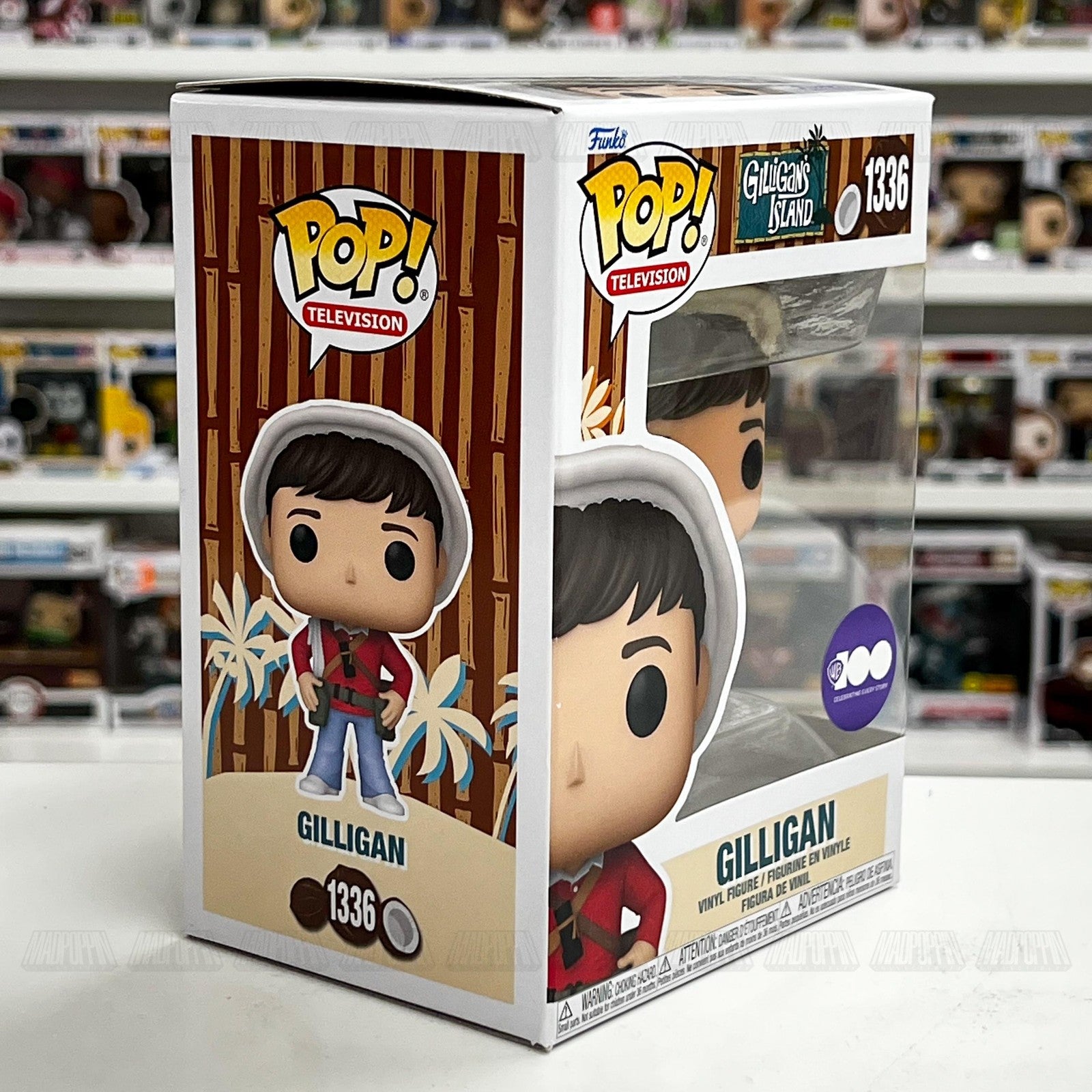 Funko Pop Gilligan's Island Gilligan 1336 Vinyl Figure WB100 Exclusive New TV