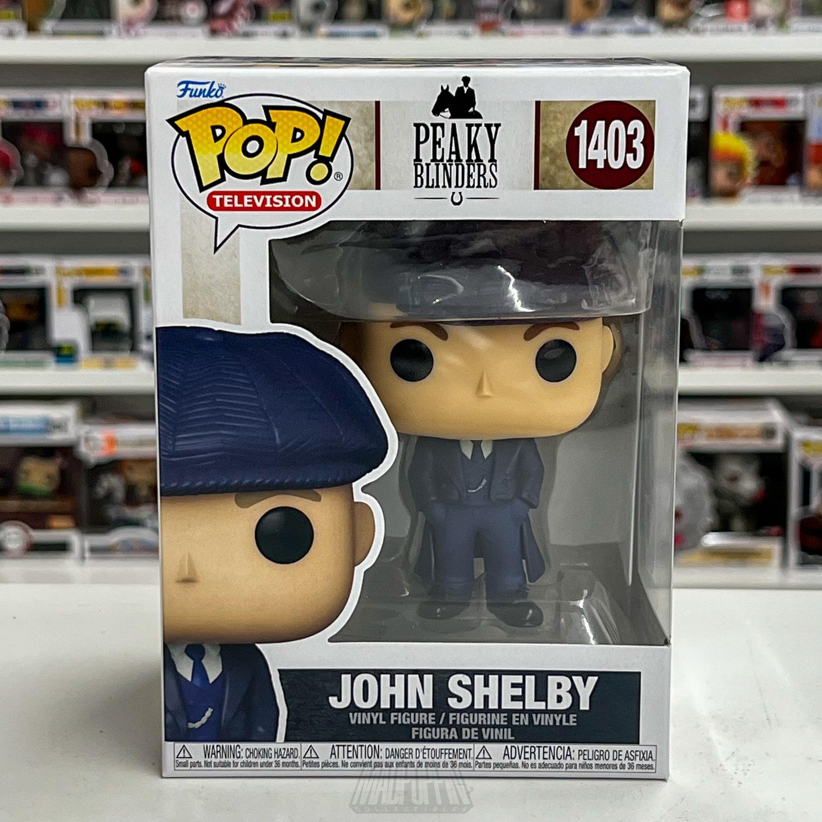Funko Pop TV Peaky Blinders John Shelby 1403 Vinyl Figure Collectible New in Box