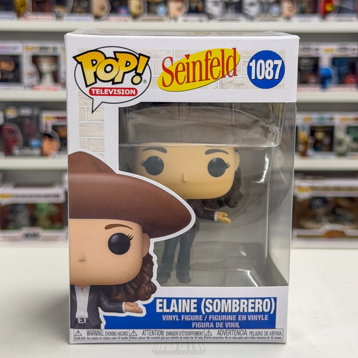 Funko Pop TV Seinfeld Elaine Benes Sombrero 1087 Comedy Sitcom Toy Vinyl Figure
