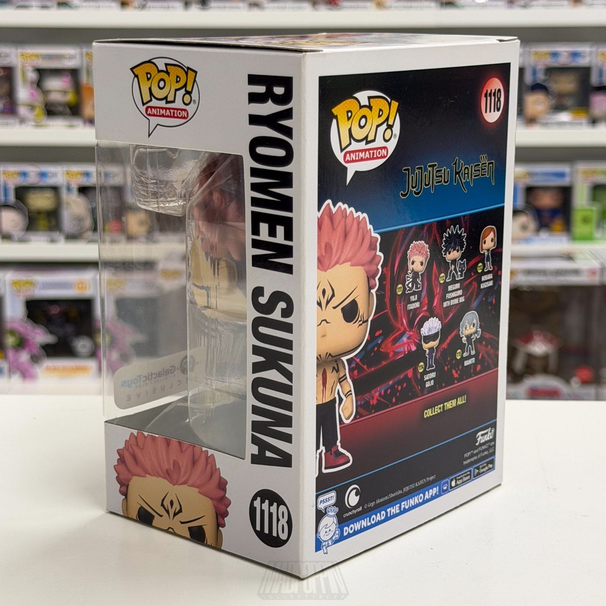 Funko Pop Anime Jujusu Kaisen Ryomen Sukuna Galactic Toys 1118 Vinyl Figure