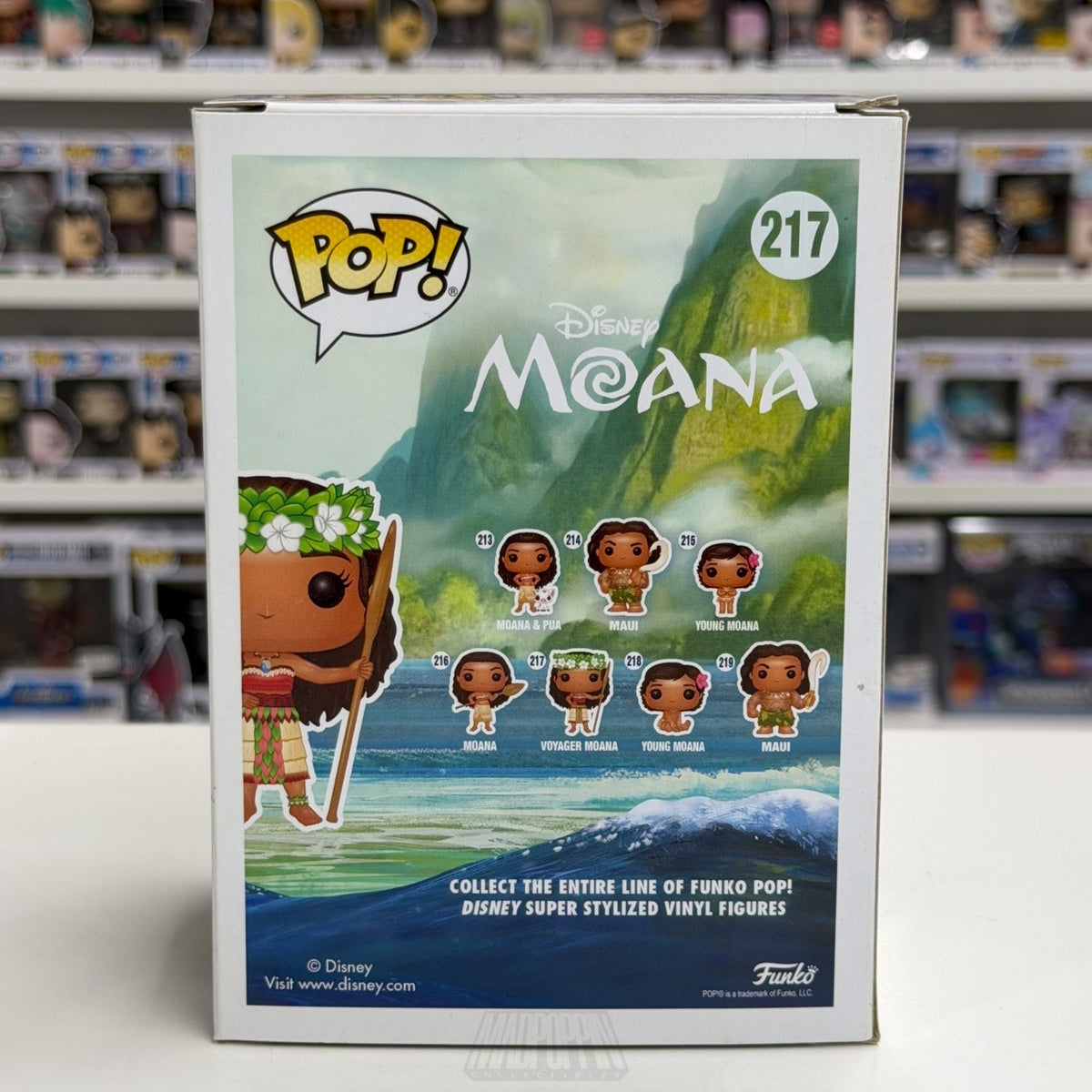 Funko Pop Disney Moana Voyager Walmart 217 Polynesian Princess Toy Vinyl Figure
