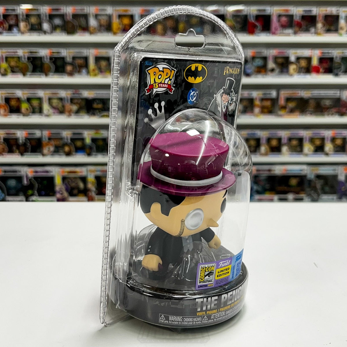 Funko Pop DC Heroes Penguin Clamshell SDCC 2025 Exclusive LE 2010 Pieces Batman