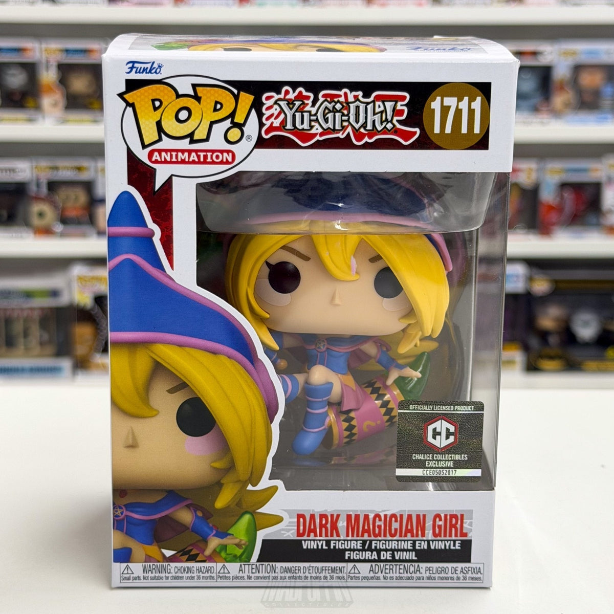Funko Pop Anime Yu Gi Oh Dark Magician Girl Chalice Collectibles 1711 Toy Figure