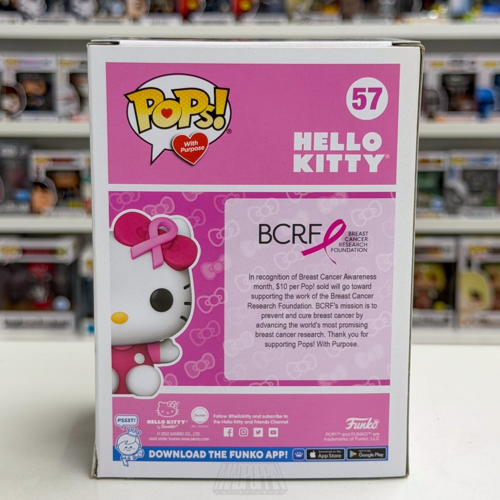 Funko Pop Sanrio Hello Kitty Exclusive 57 Kawaii Cute White Cat Toy Vinyl Figure