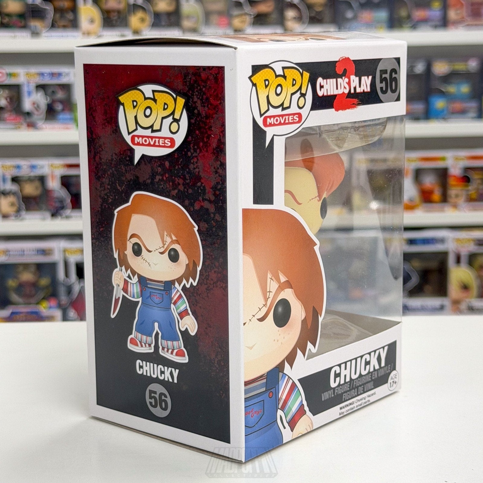 Funko Pop Movies Childs Play 2 Chucky 56 Good Guy Doll Horror Toy Vinyl Figure