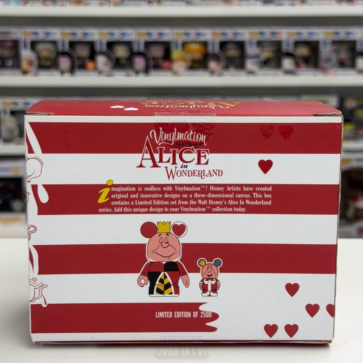 Disney Vinylmation Alice in Wonderland Queen of Hearts w/Mini King 2500 Figure