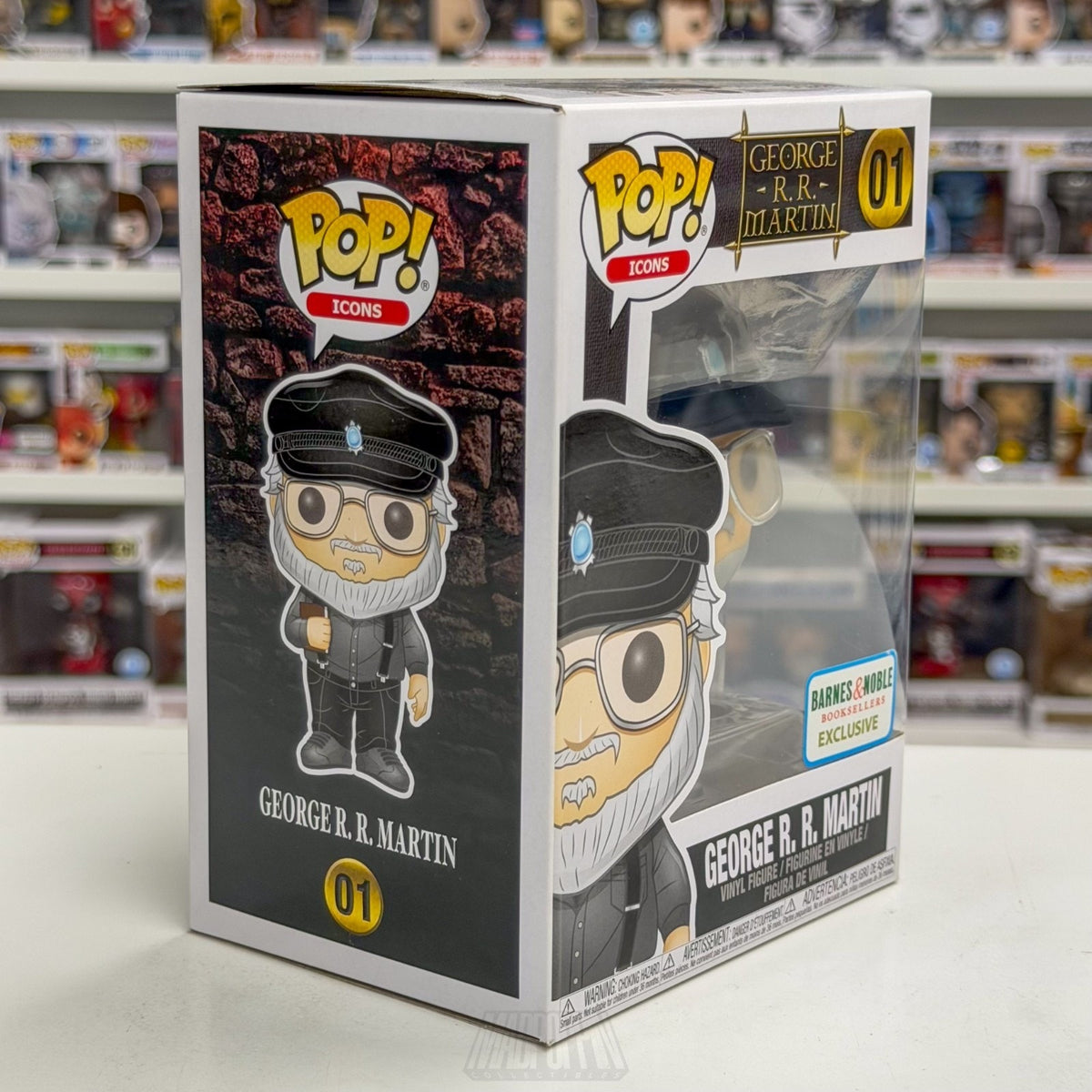Funko Pop George R. R. Martin Barnes Noble 01 Game of Thrones Author Toy Figure