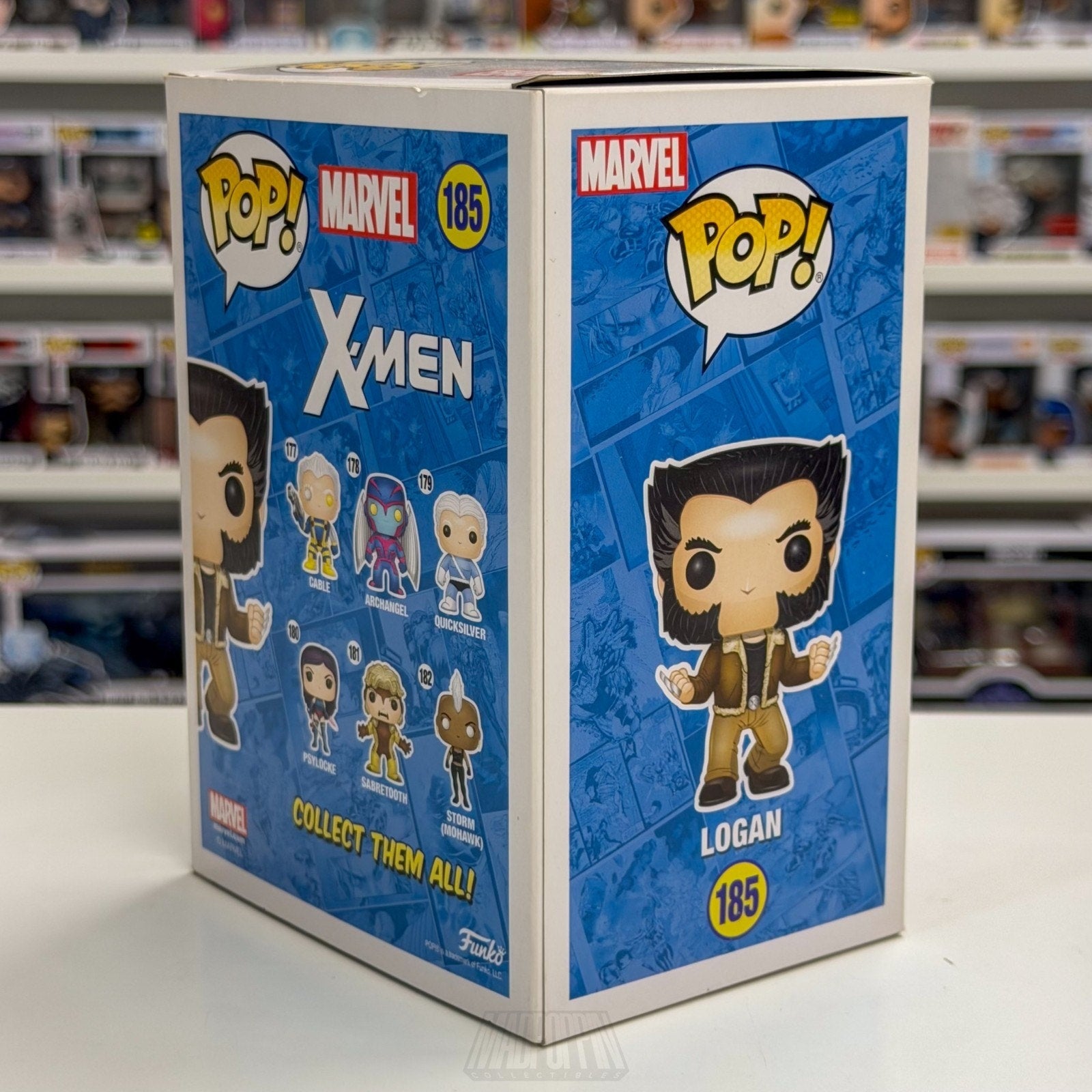Funko Pop Marvel X-Men Logan Wolverine Jacket 185 Mutant Adamantium Vinyl Figure