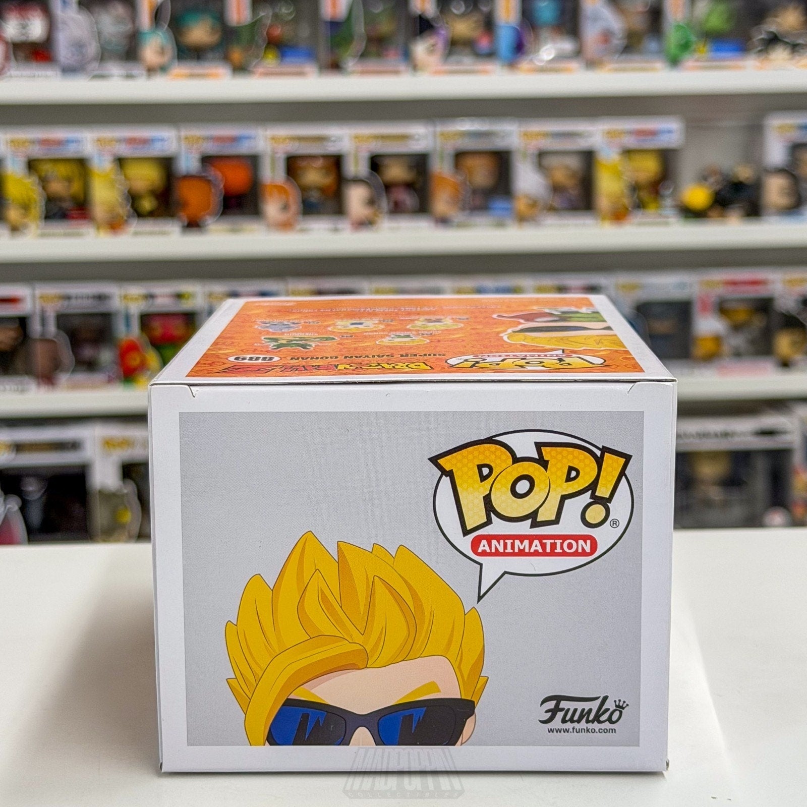 Funko Pop Anime Dragon Ball Z Super Saiyan Gohan Sunglasses 889 Toy Vinyl Figure