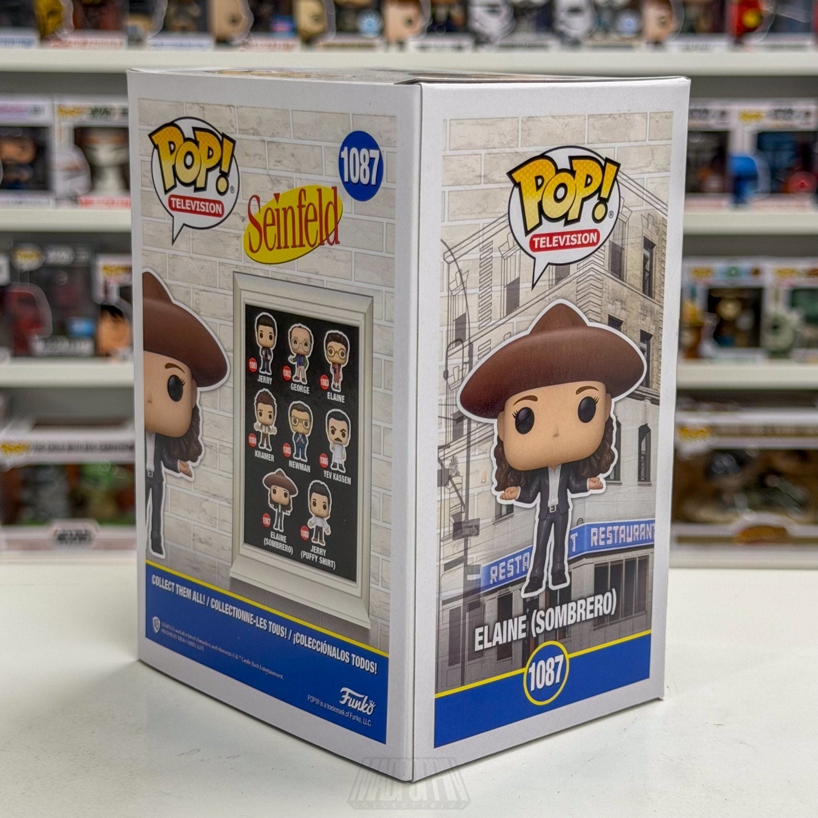 Funko Pop TV Seinfeld Elaine Benes Sombrero 1087 Comedy Sitcom Toy Vinyl Figure