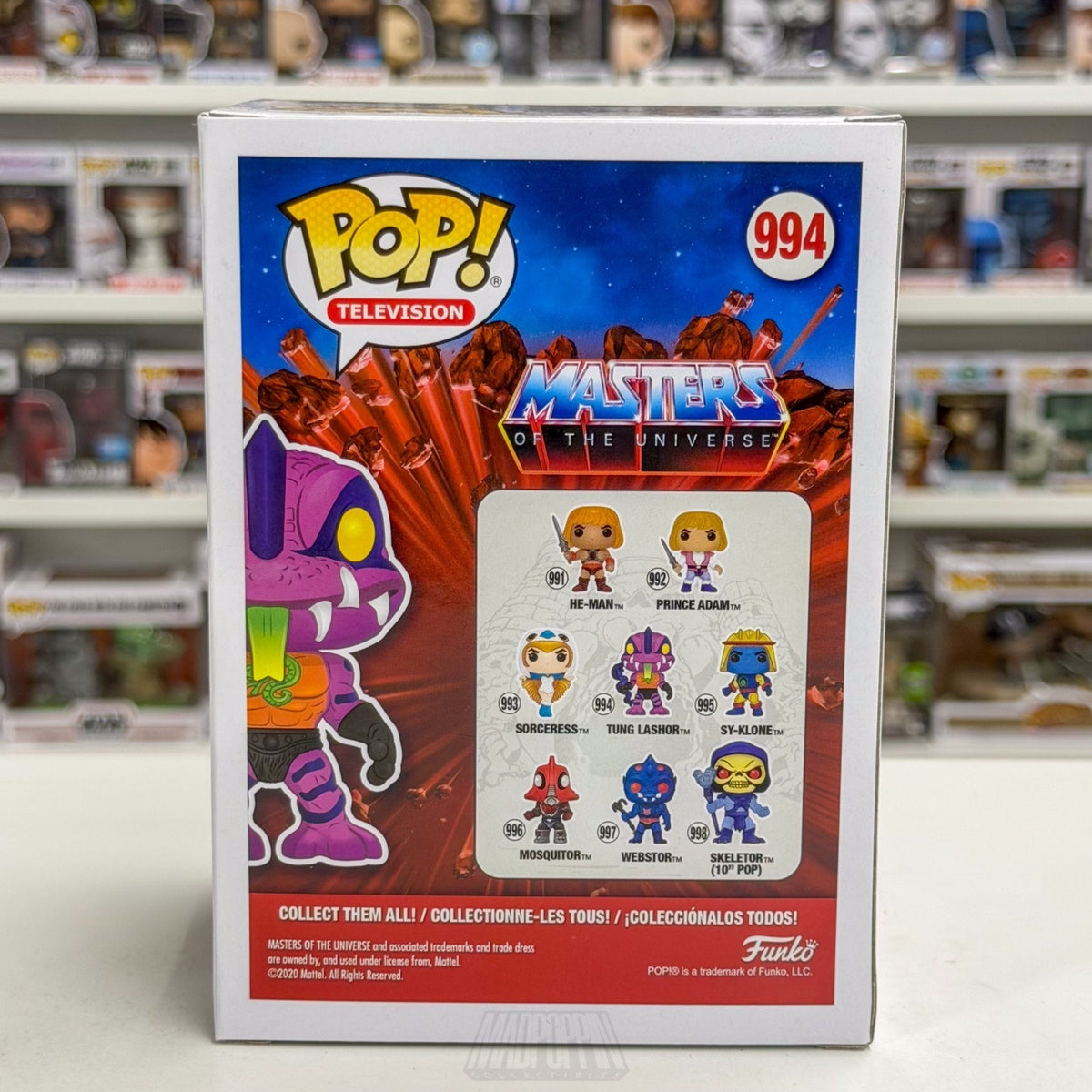 Funko Pop TV Masters of Universe MOTU Tung Lashor 994 Cartoon 80s Vinyl Figure