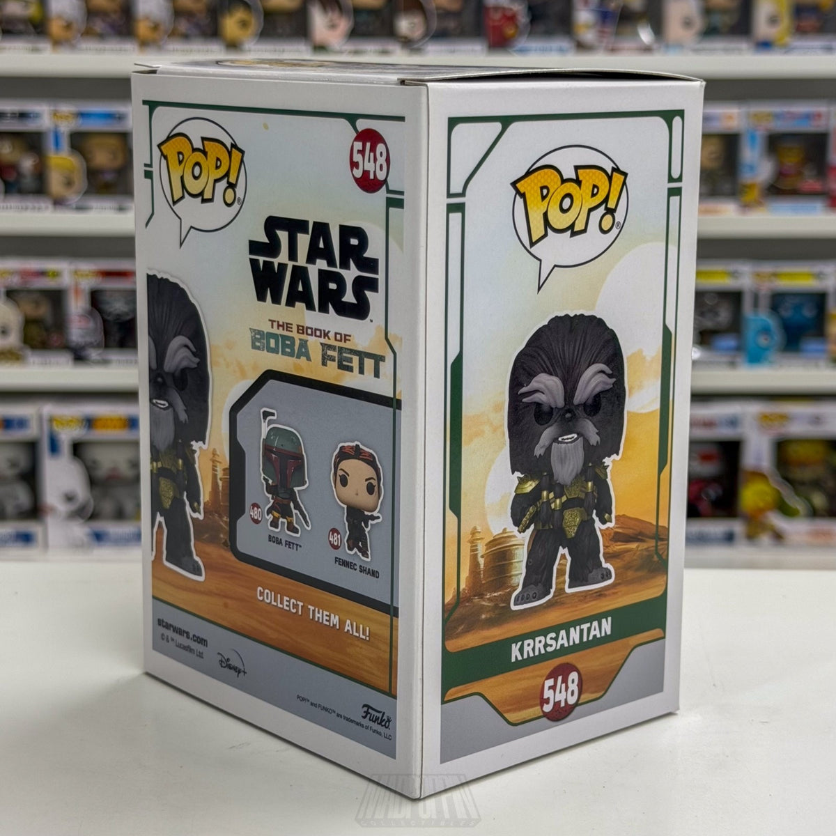 Funko Pop Star Wars Book of Boba Fett Krrsantan Flocked SDCC 548 Vinyl Figure