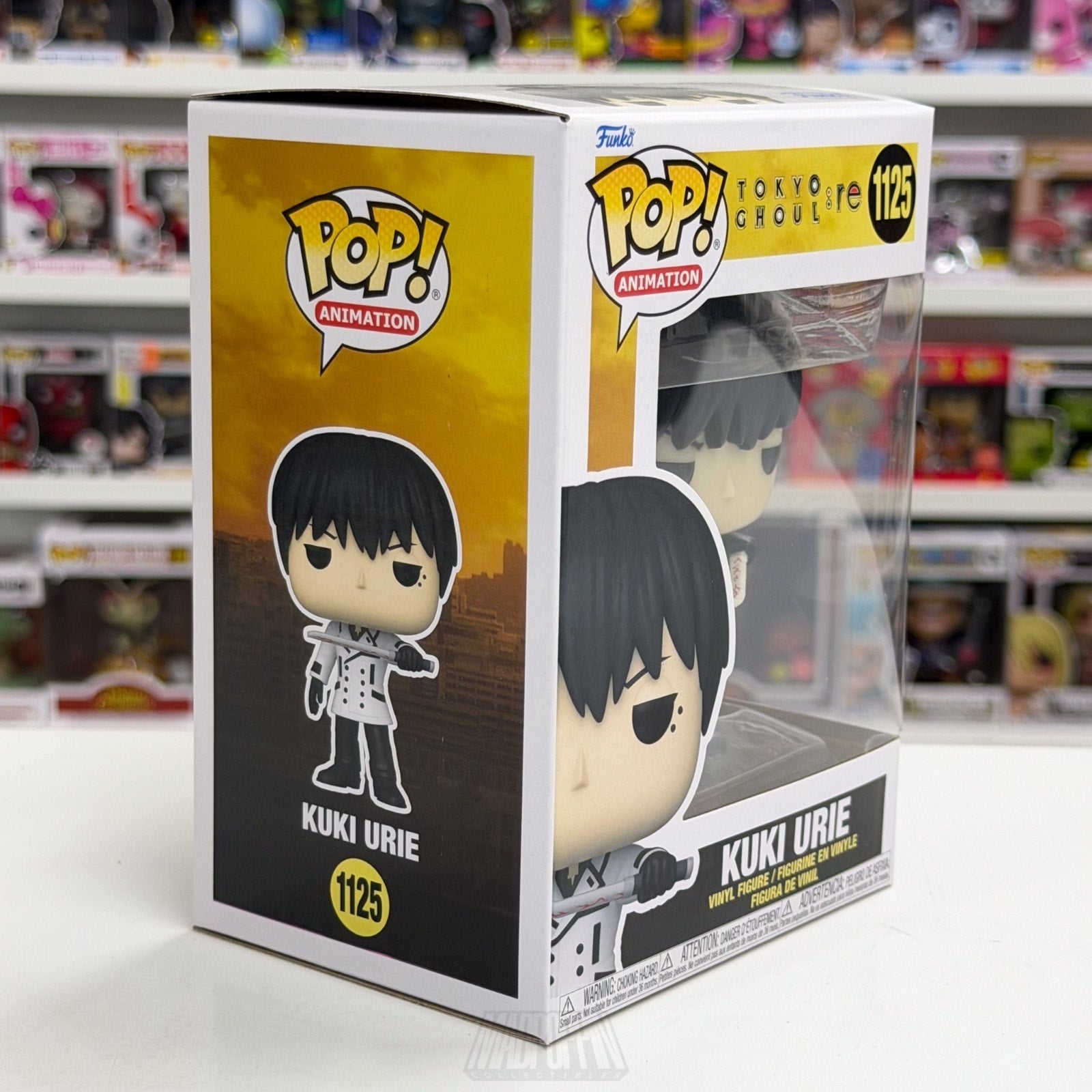 Funko Pop Anime Tokyo Ghoul:re Kuki Urie 1125 Japanese Manga Toy Vinyl Figure