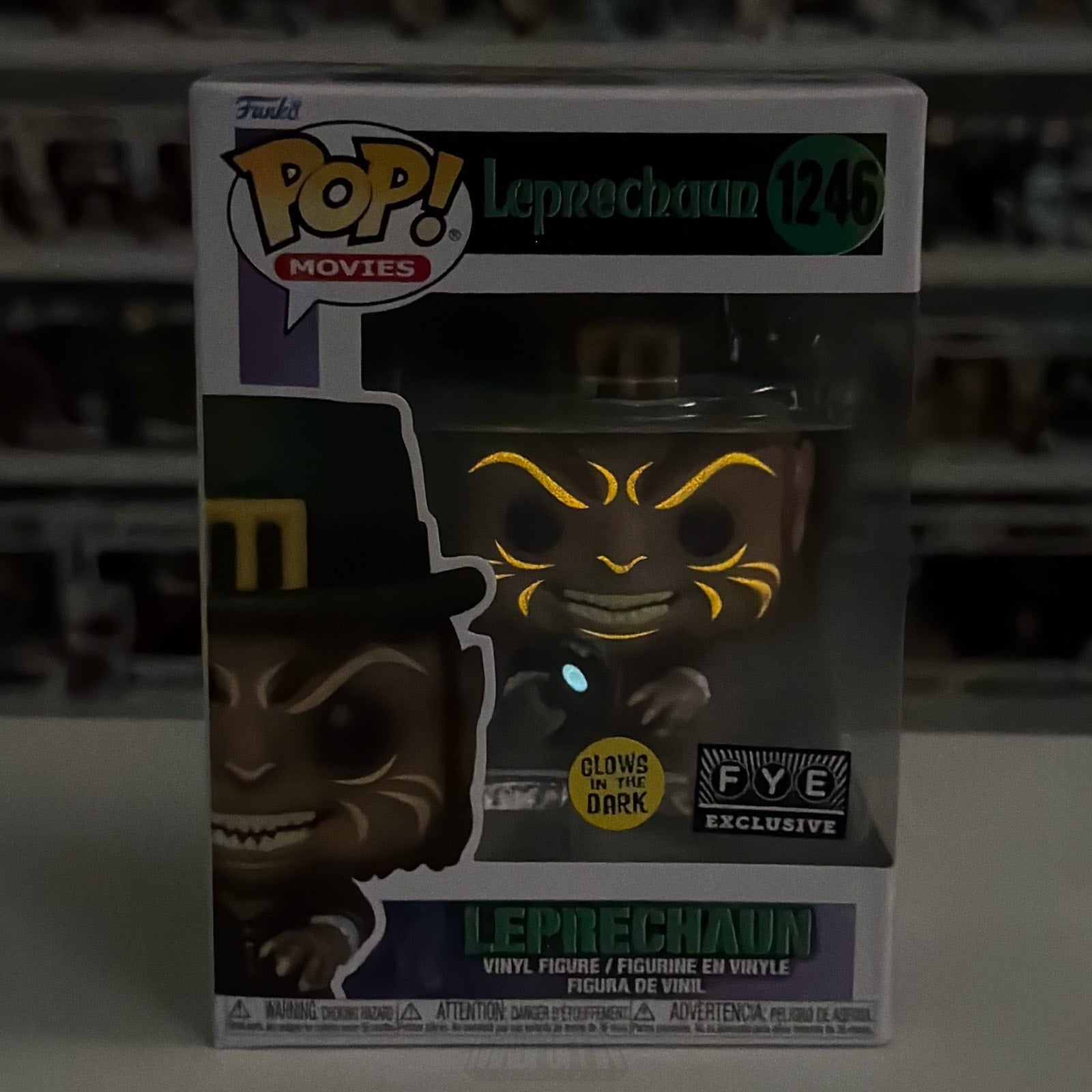 Funko Pop Movie Leprechaun Glow FYE 1246 Horror Comedy Cult Classic Vinyl Figure