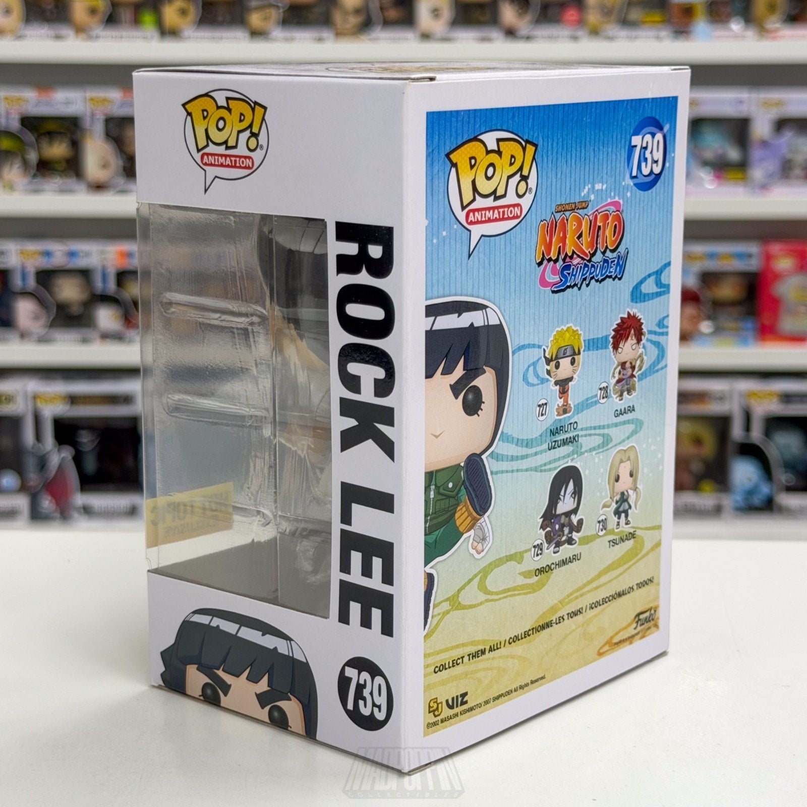 Funko Pop Anime Naruto Rock Lee Hot Topic 739 Vinyl Figure