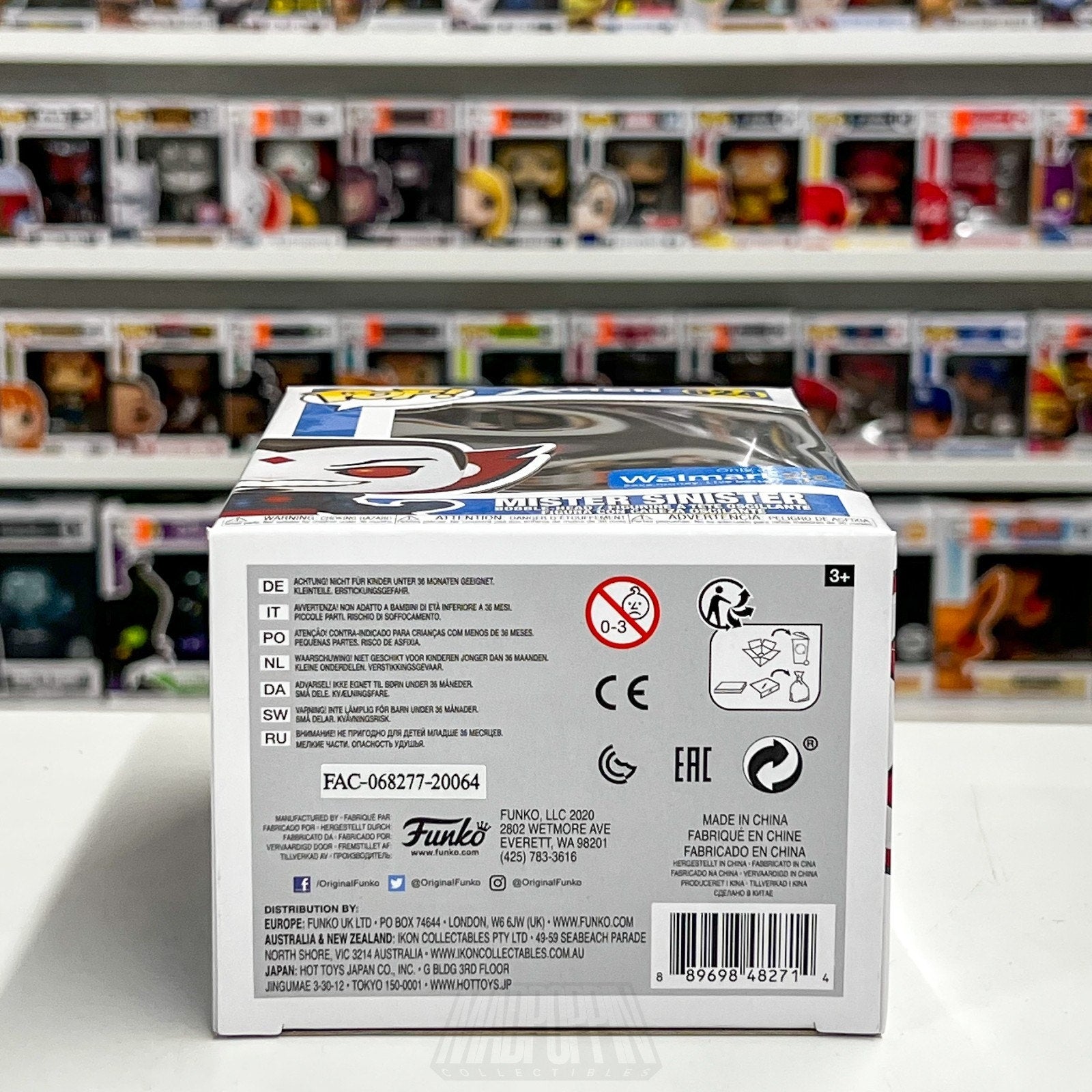 Funko Pop Marvel X-Men Mister Sinister Metallic Walmart 624 Villain Vinyl Figure