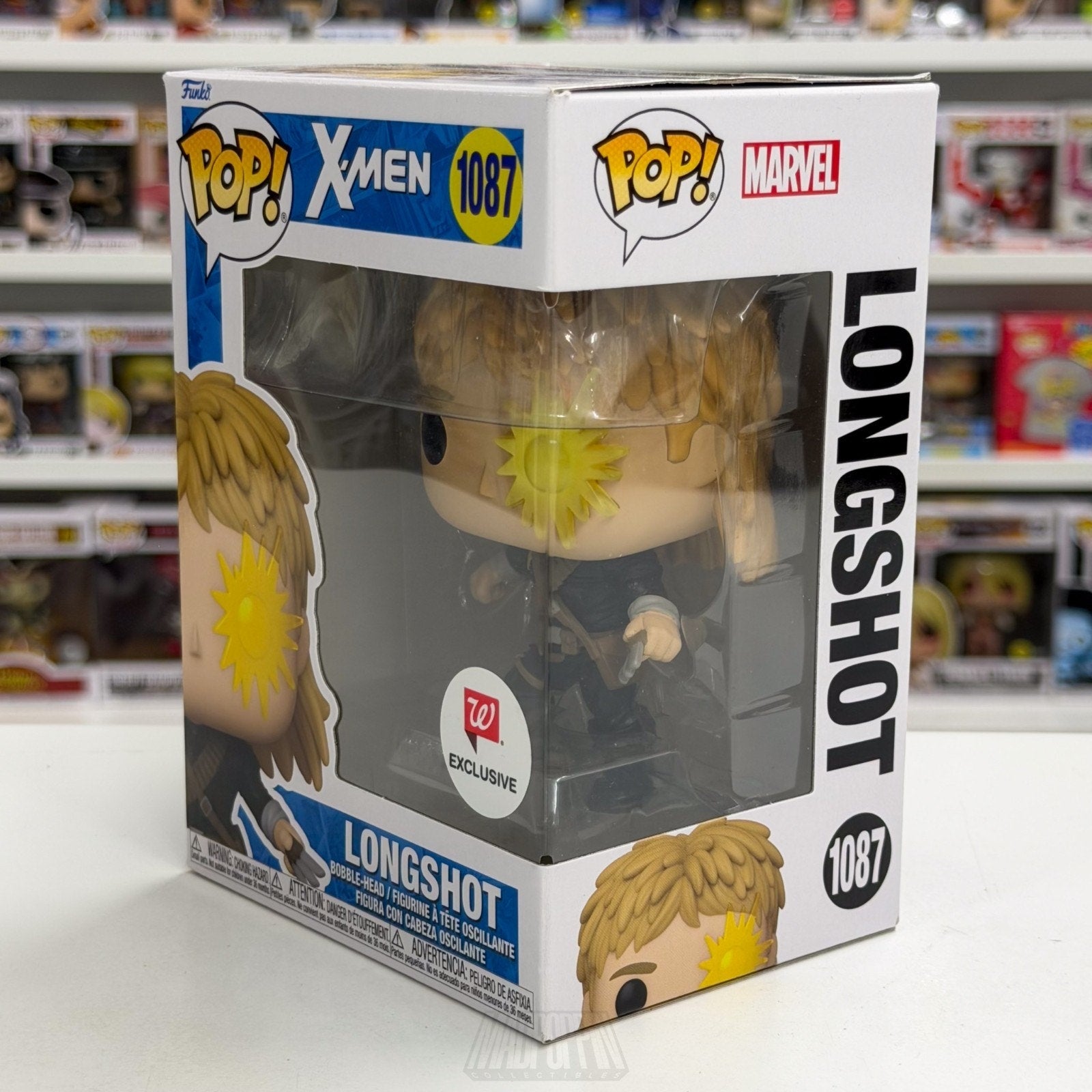 Funko Pop Marvel X-Men Longshot Walgreens 1087 Mutant Superhero Toy Vinyl Figure