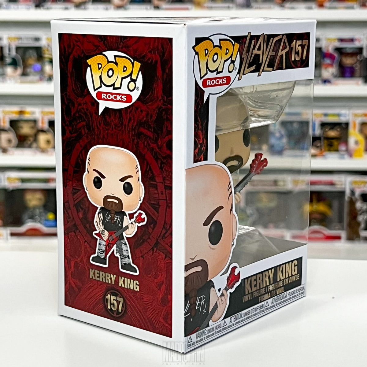 Funko Pop Rocks Slayer Kerry King 157 Guitarist Thrash Heavy Metal Vinyl Figure
