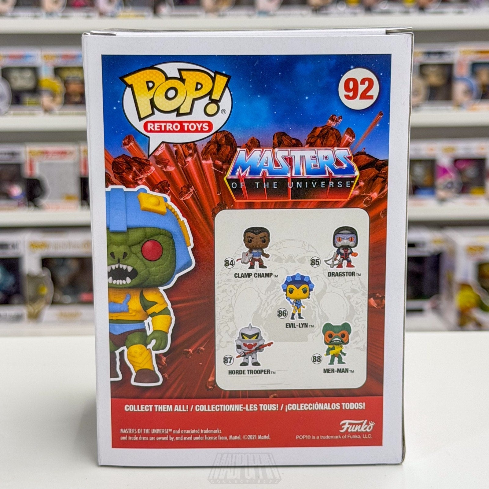 Funko Pop Masters of the Universe Snake Man-at-Arms Specialty Series 92 Figure