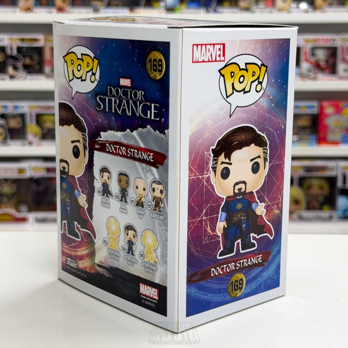Funko Pop Marvel Doctor Strange 169 Magic Arts Sorcerer Supreme Toy Vinyl Figure