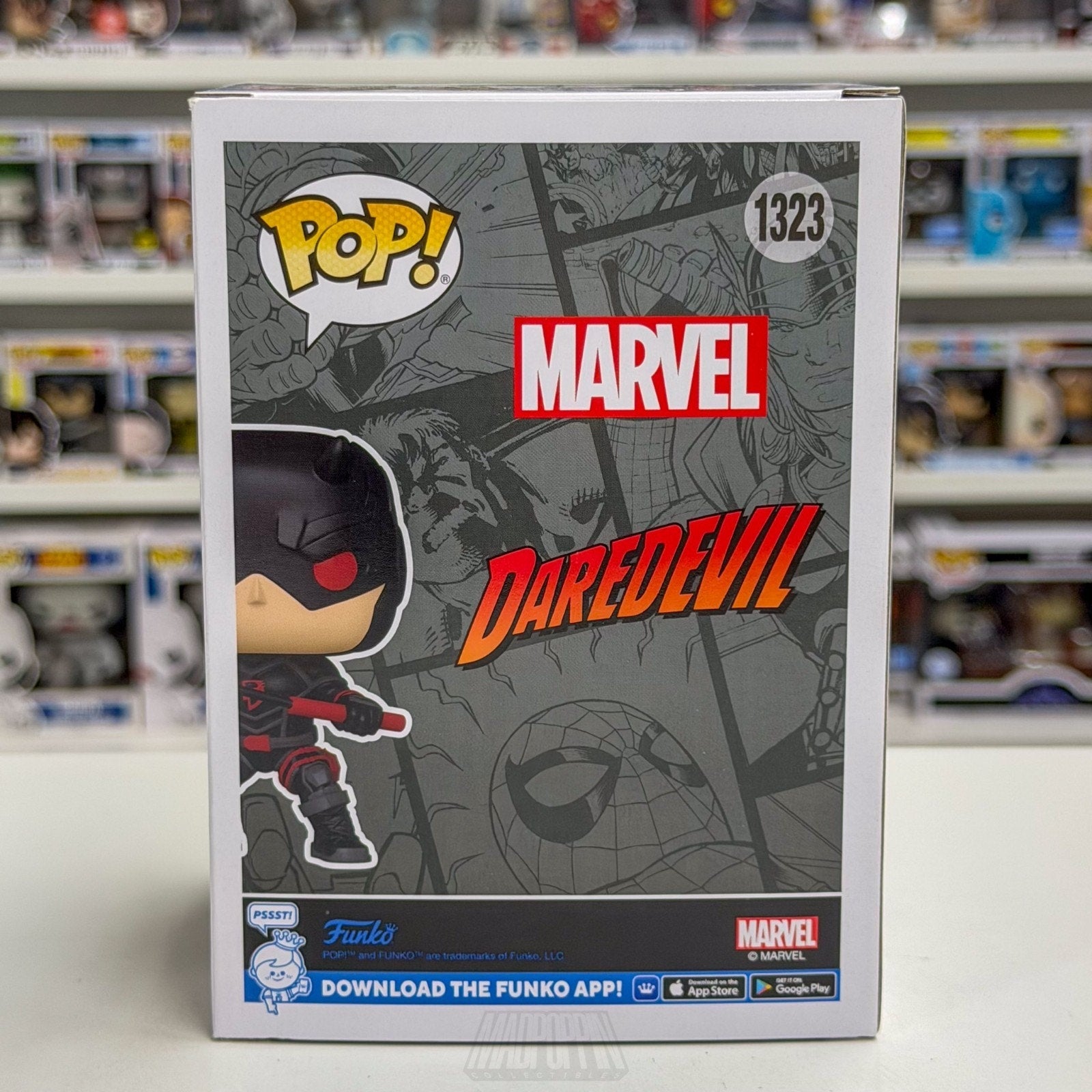 Funko Pop Marvel Daredevil Shadowland Entertainment Earth 1323 Toy Vinyl Figure