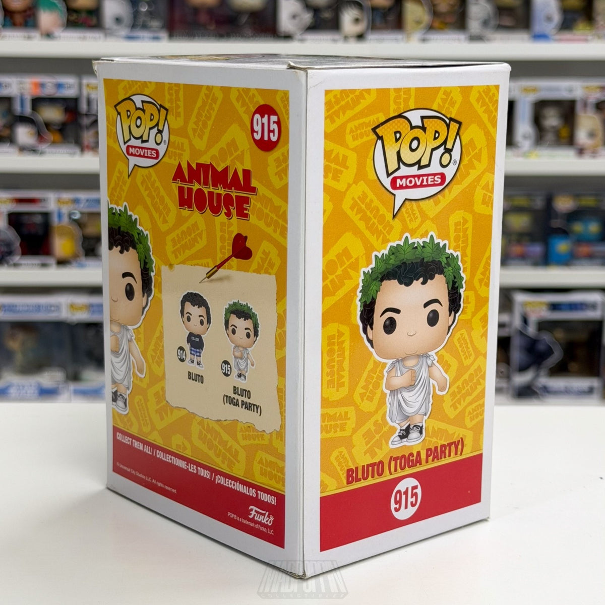 Funko Pop Movies Animal House Bluto Toga Party 915 Delta House Toy Vinyl Figure