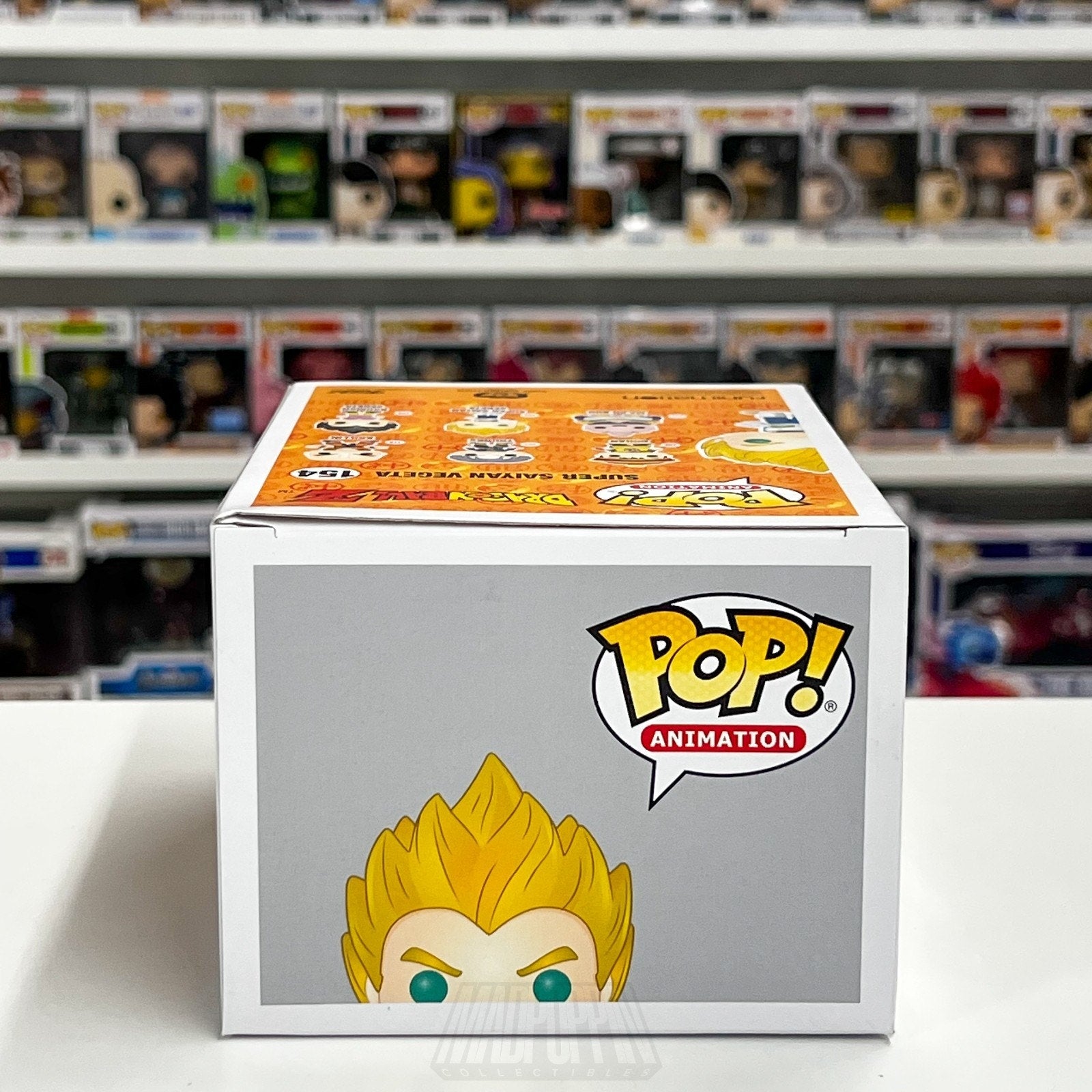 Funko Pop Anime Dragon Ball Z DBZ Super Saiyan Vegeta AAA Exclusive 154 Figure
