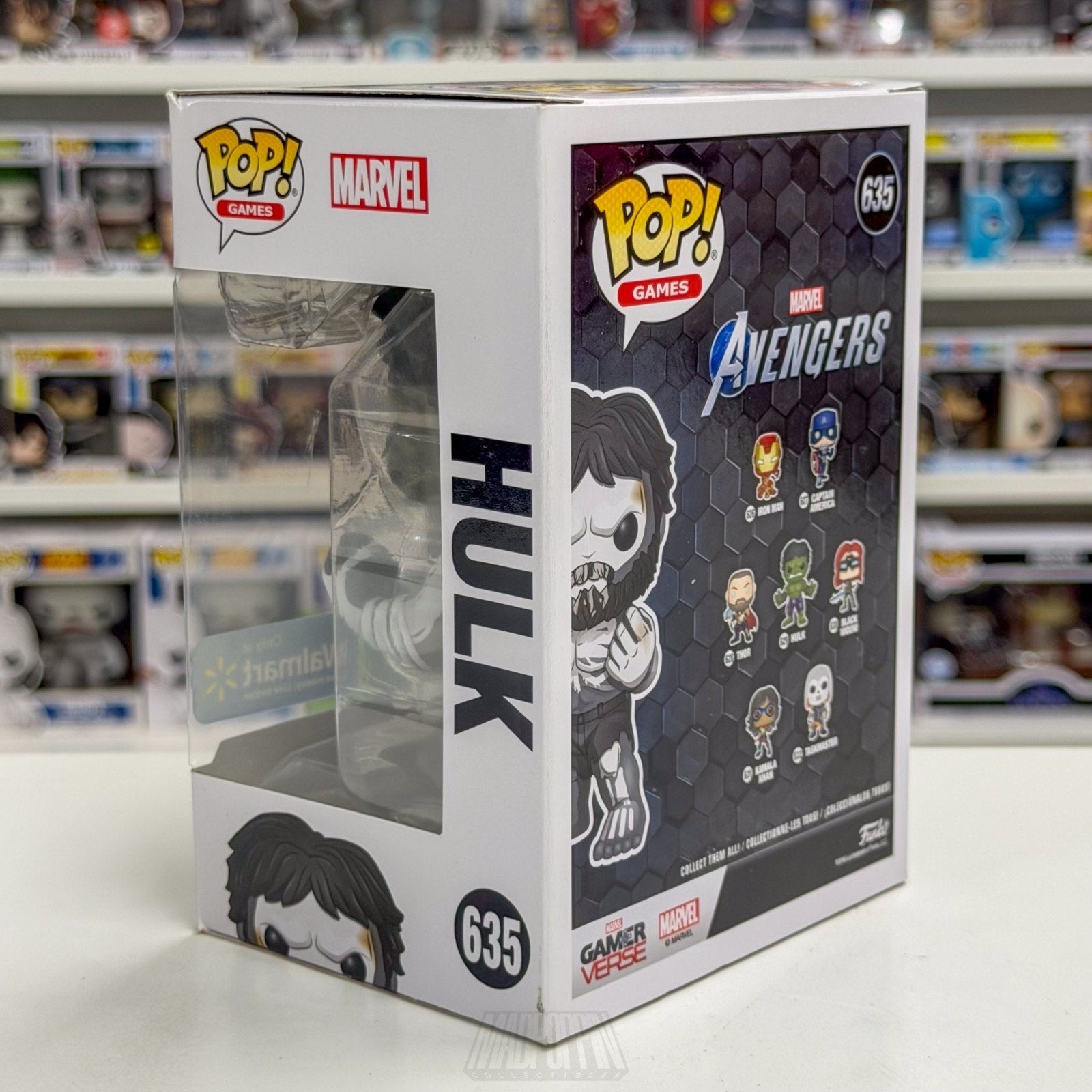 Funko Pop Marvel Gamerverse Avengers Hulk Skeleton Walmart 635 Toy Vinyl Figure