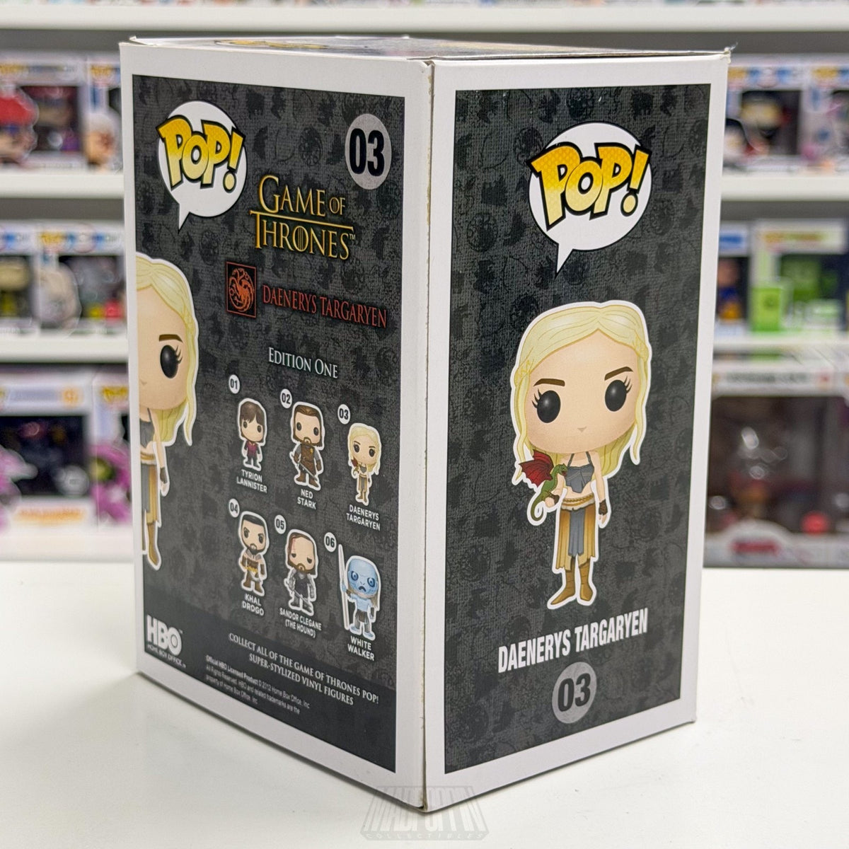 Funko Pop TV HBO Game of Thrones Daenerys Targaryen w/Dragon 03 Toy Vinyl Figure