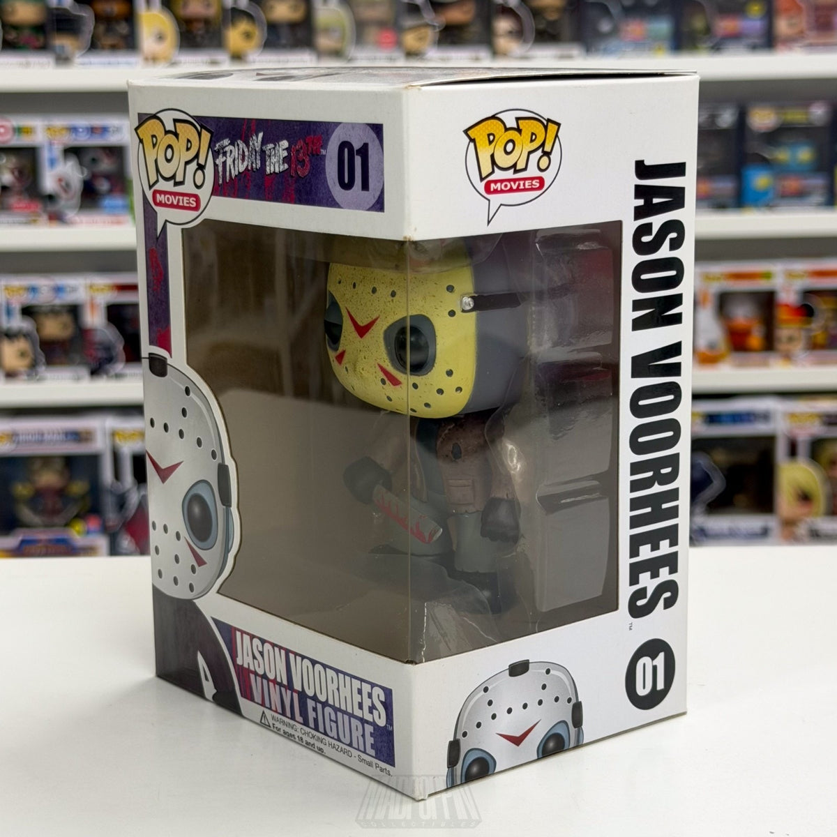 Funko Pop Movies Friday the 13th Jason Voorhees Large Font Box 01 Horror Figure