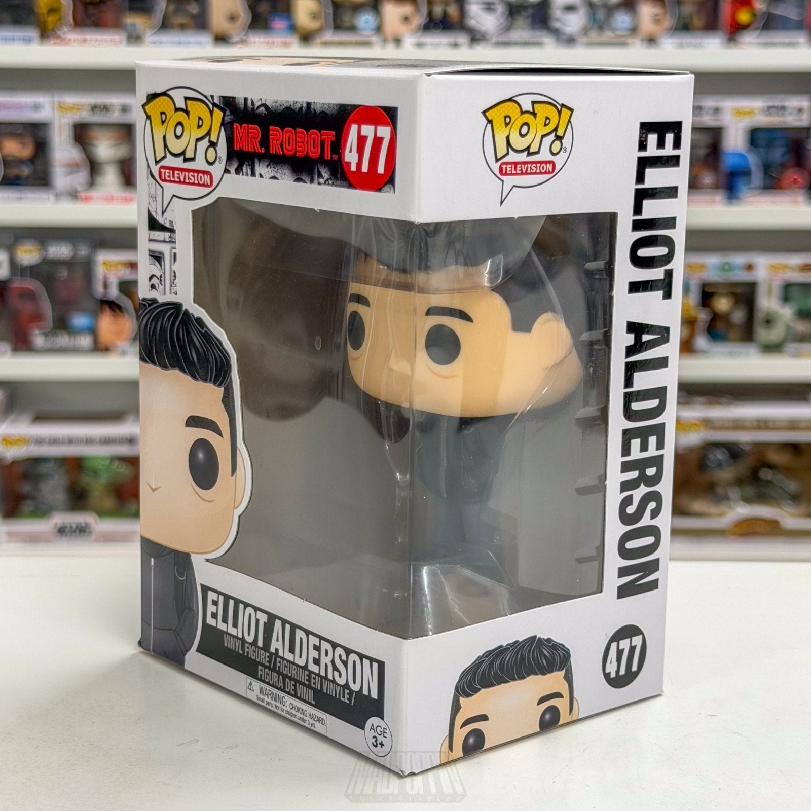 Funko Pop TV Mr Robot Elliot Alderson 477 Cybersecurity Hacker Toy Vinyl Figure