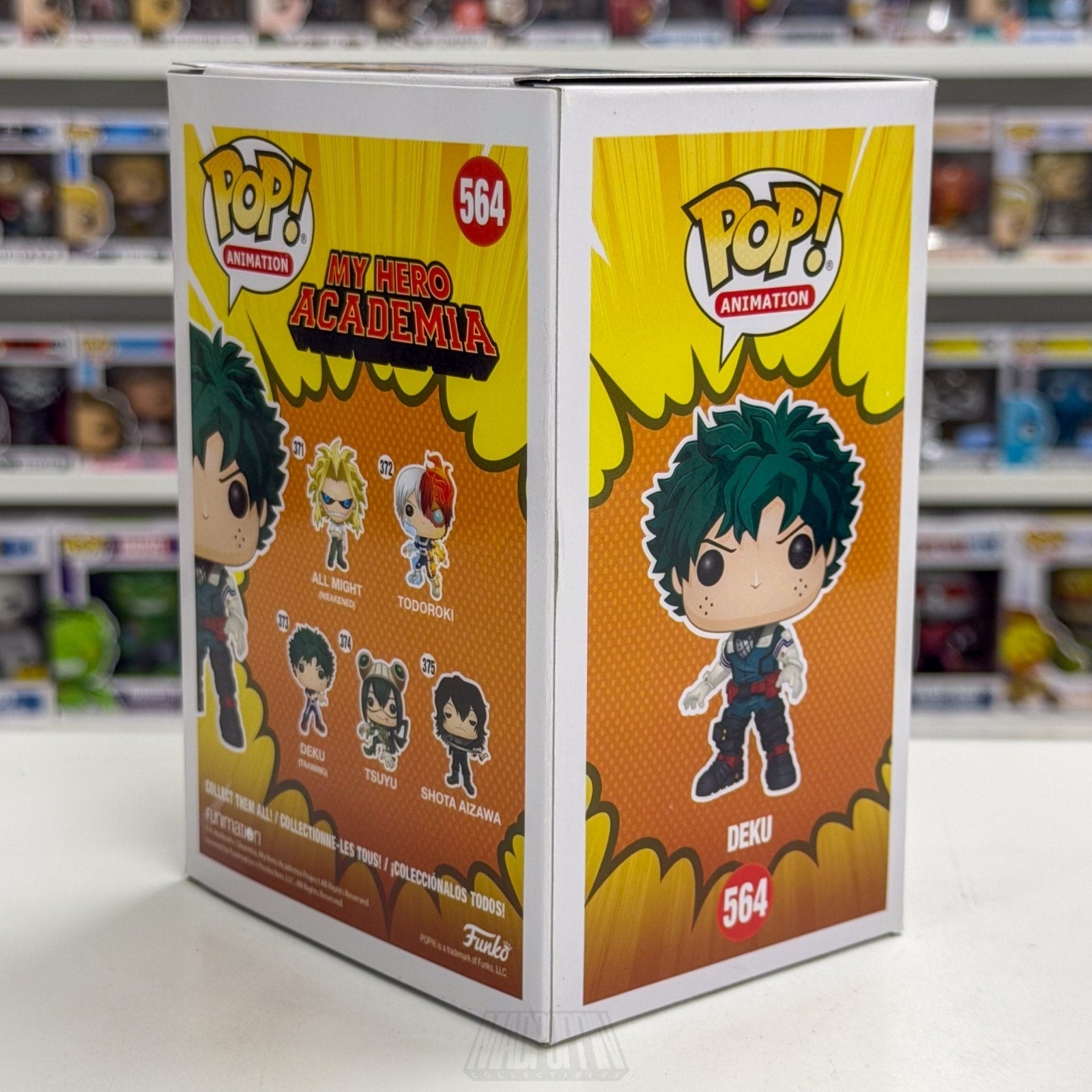 Funko Pop Anime My Hero Academia Deku Hot Topic 564 Japan Manga Toy Vinyl Figure