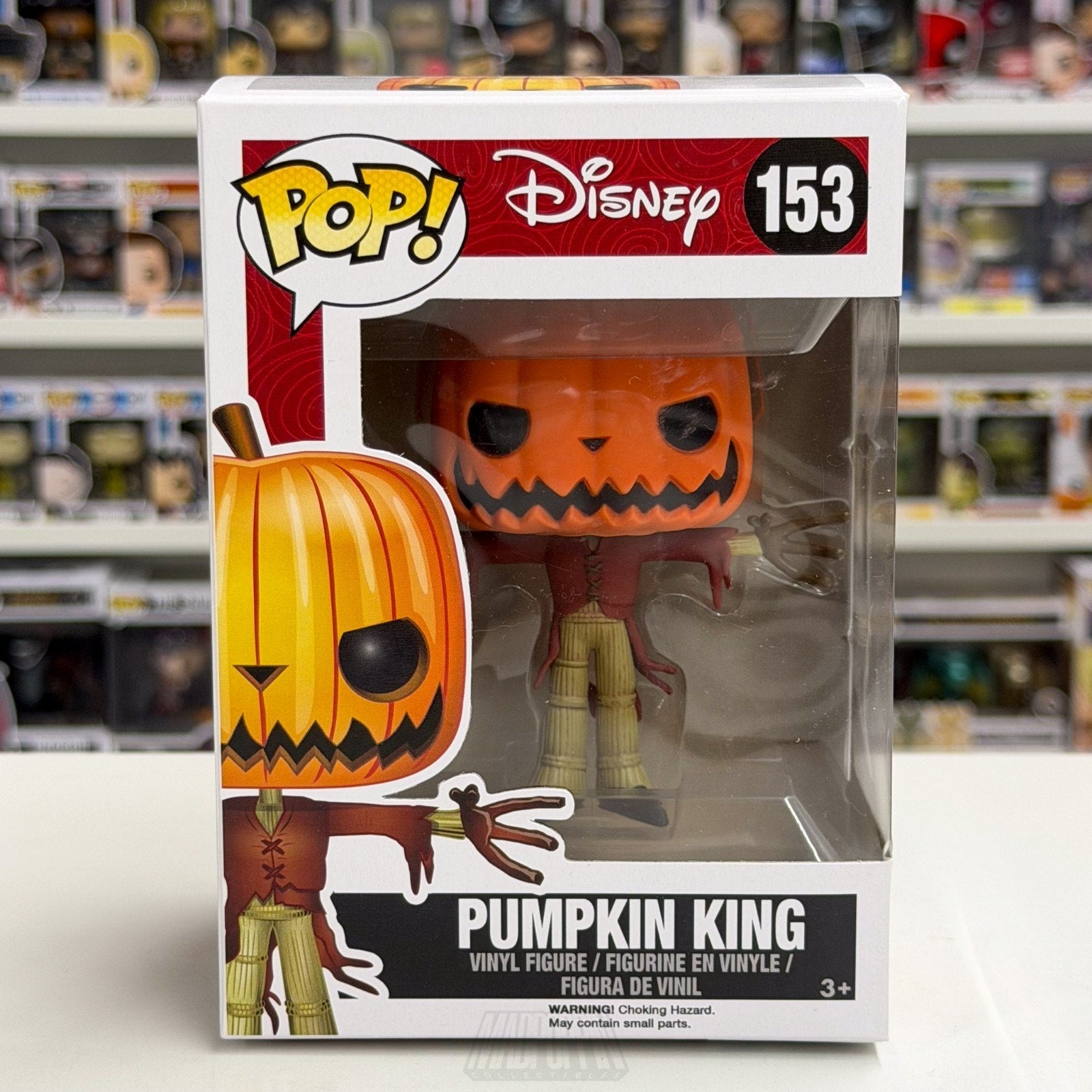 Funko Pop Disney Nightmare Before Christmas Pumpkin King 153 Halloween Figure
