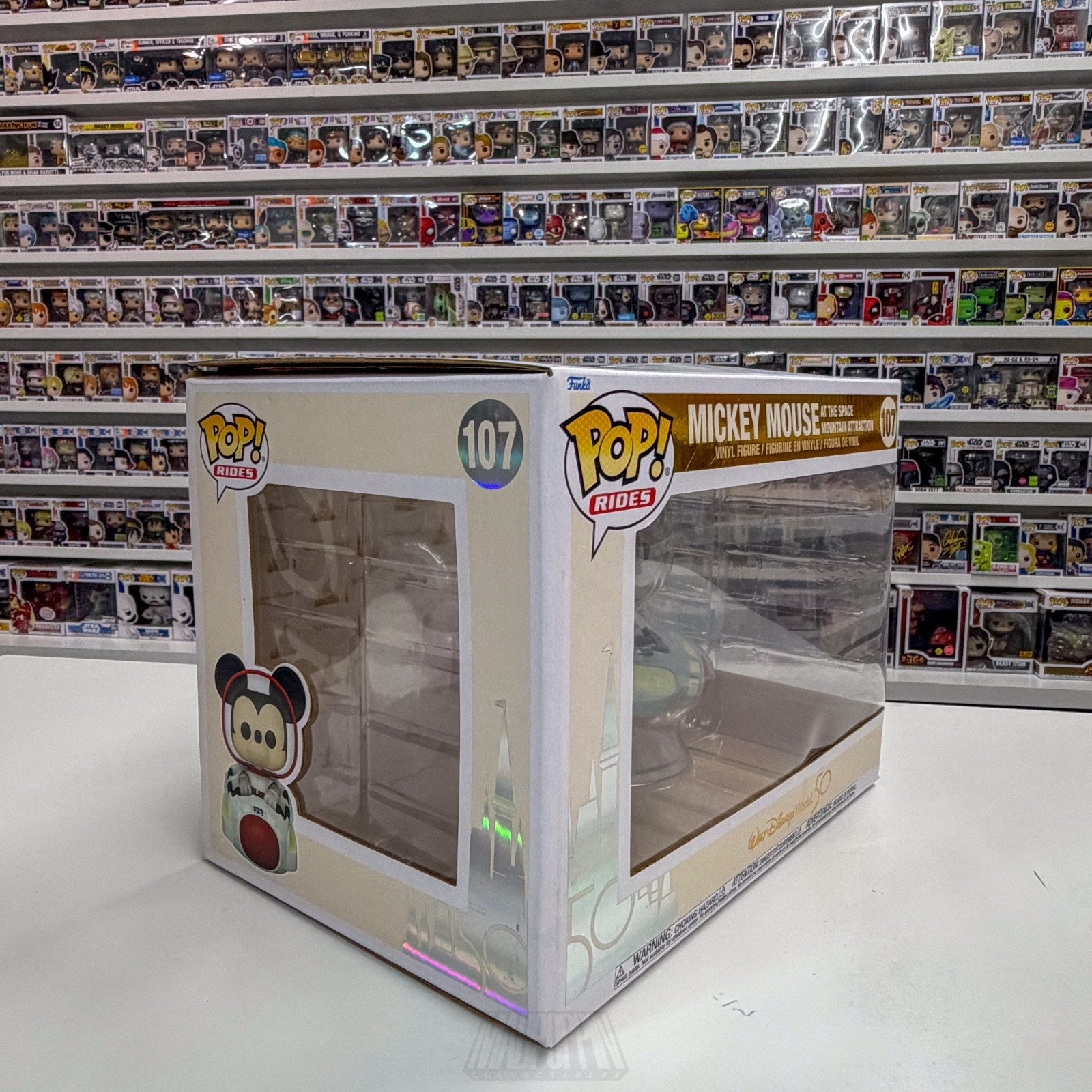 Funko Pop Disney Mickey Mouse Space Mountain Attraction Ride 107 Vinyl Figure