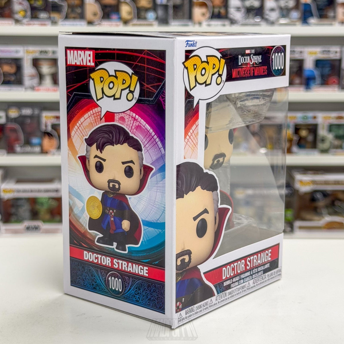 Funko Pop Marvel Multiverse of Madness Doctor Strange 1000 Sorcerer Vinyl Figure