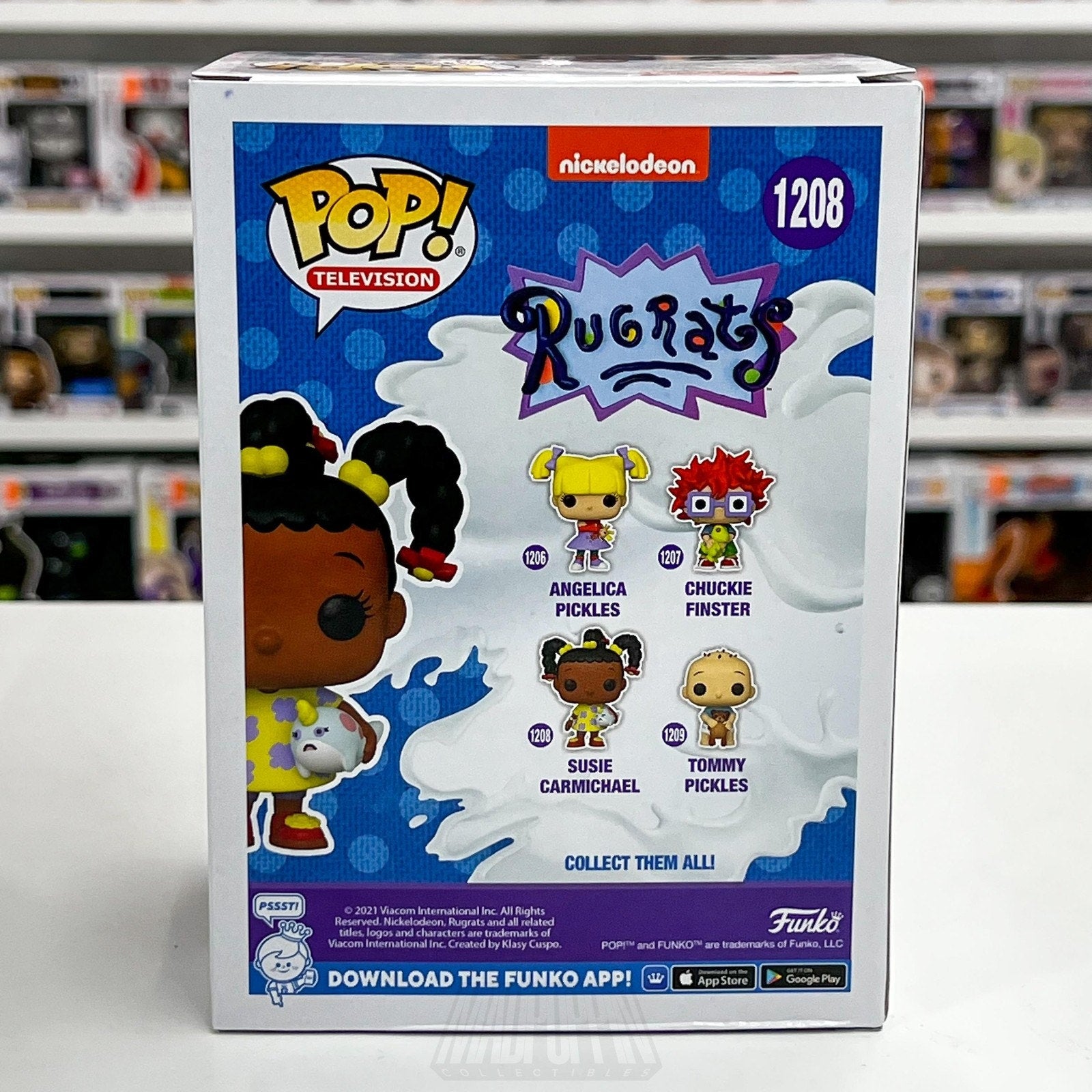 Funko Pop TV Nickelodeon Rugrats Susie Carmichael 1208 Animation Vinyl Figure