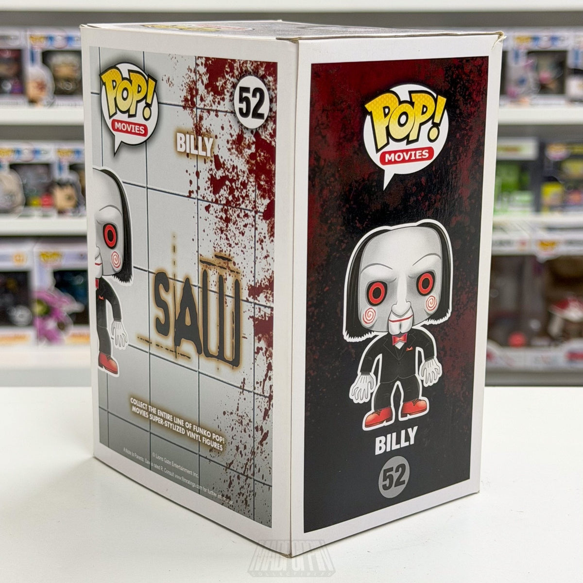 Funko Pop Movies Saw Billy the Puppet 52 Jigsaw Horror Franchise Vinyl Figure